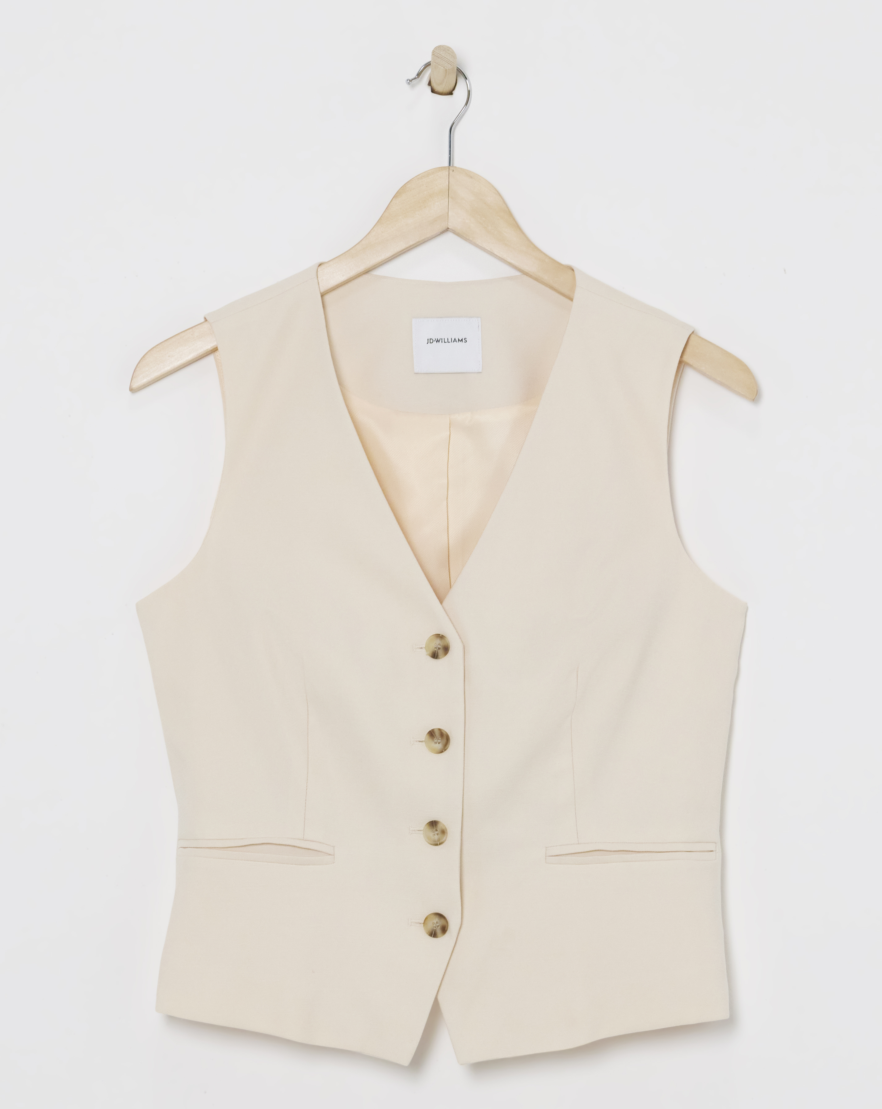 Washed Textured Waistcoat