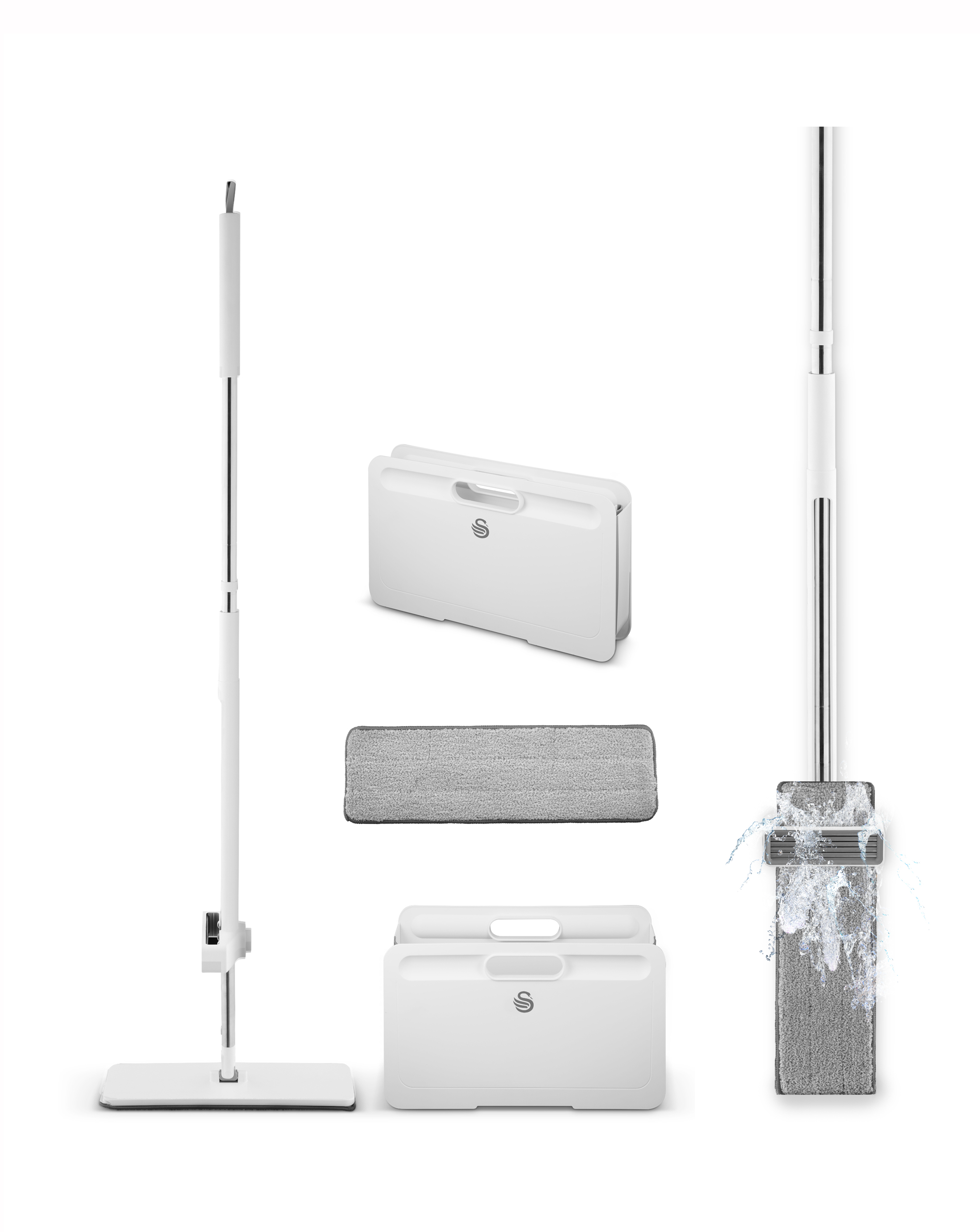 Swan Elevate Flat Mop & Bucket