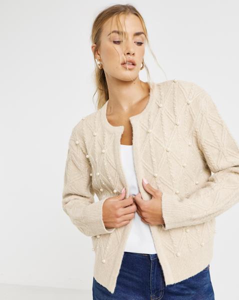 Joanna Hope Embellished Cardigan - Image