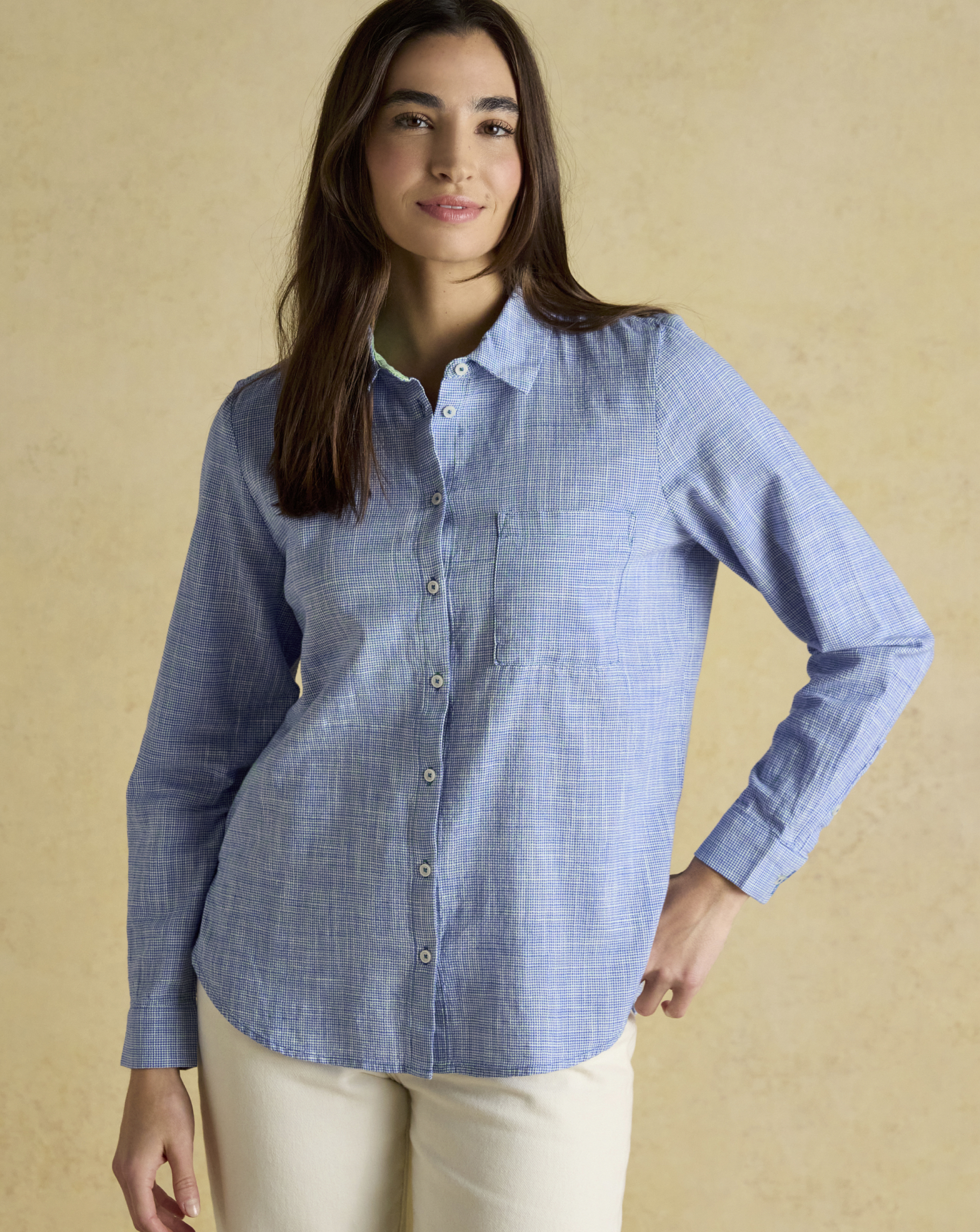 Joules Women's Jersey Top - Blue - Size: 8