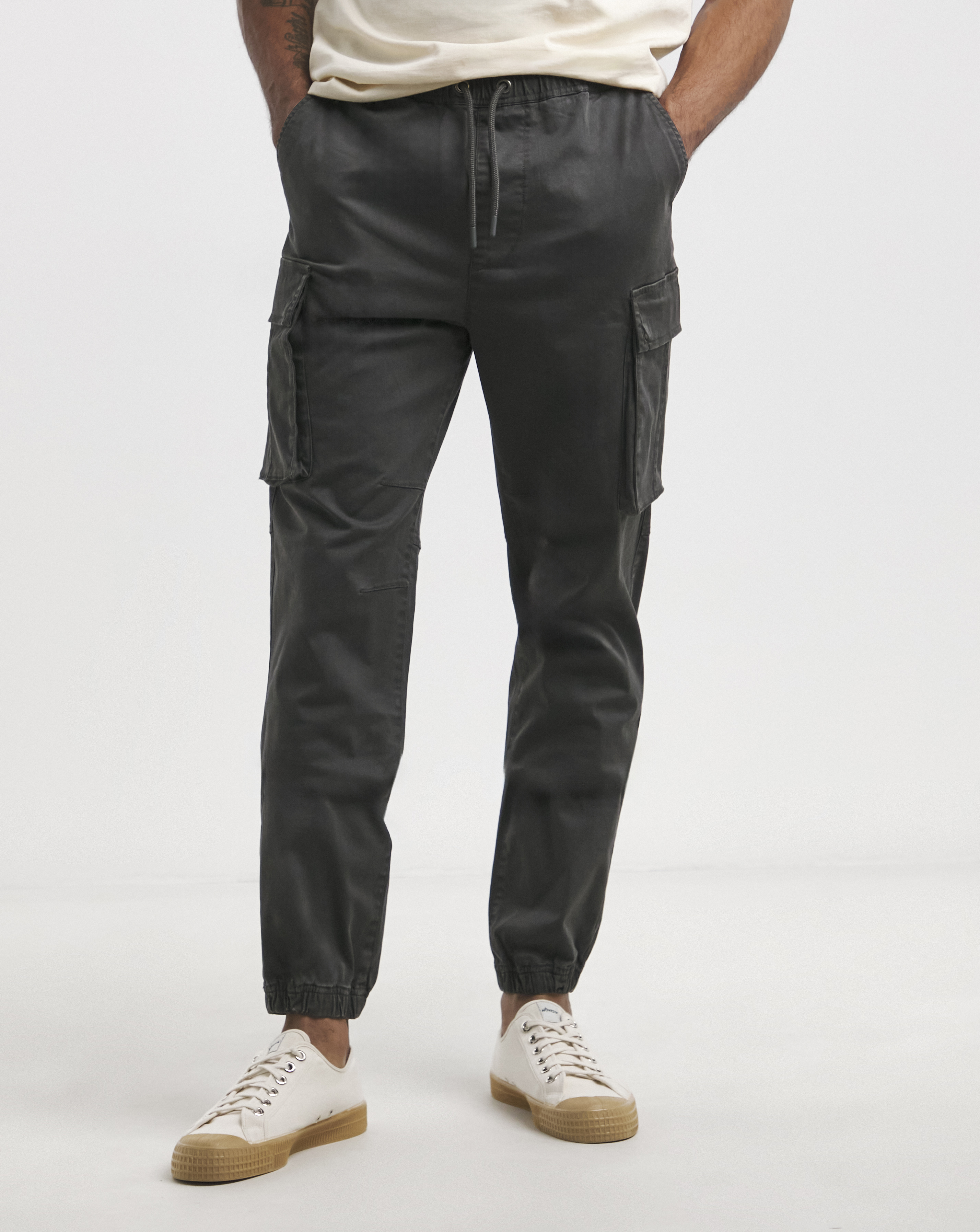Elasticated Waist Cuffed Cargo