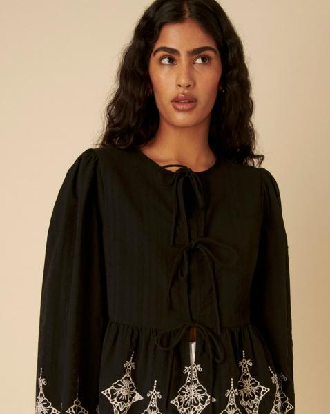 Nobody's Child Broderie Blouse - Image