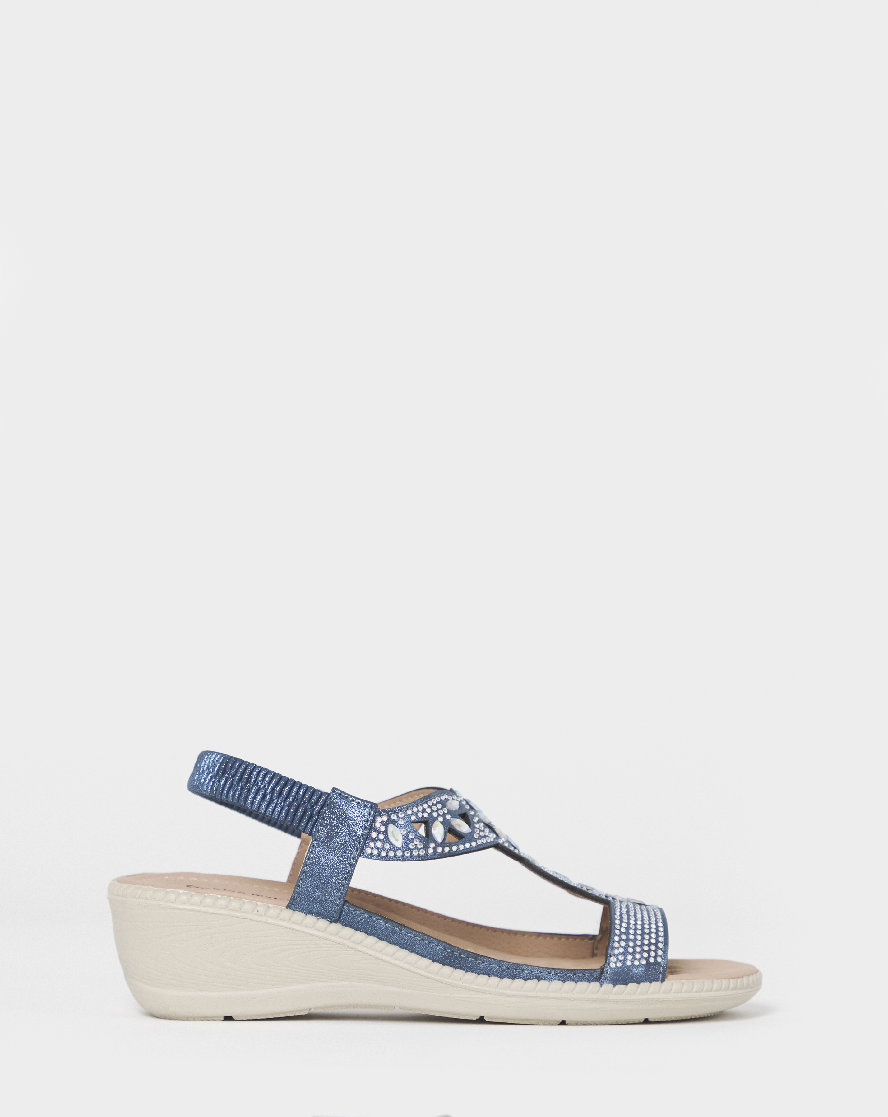 Cushion Walk Embellished Wedges E Fit