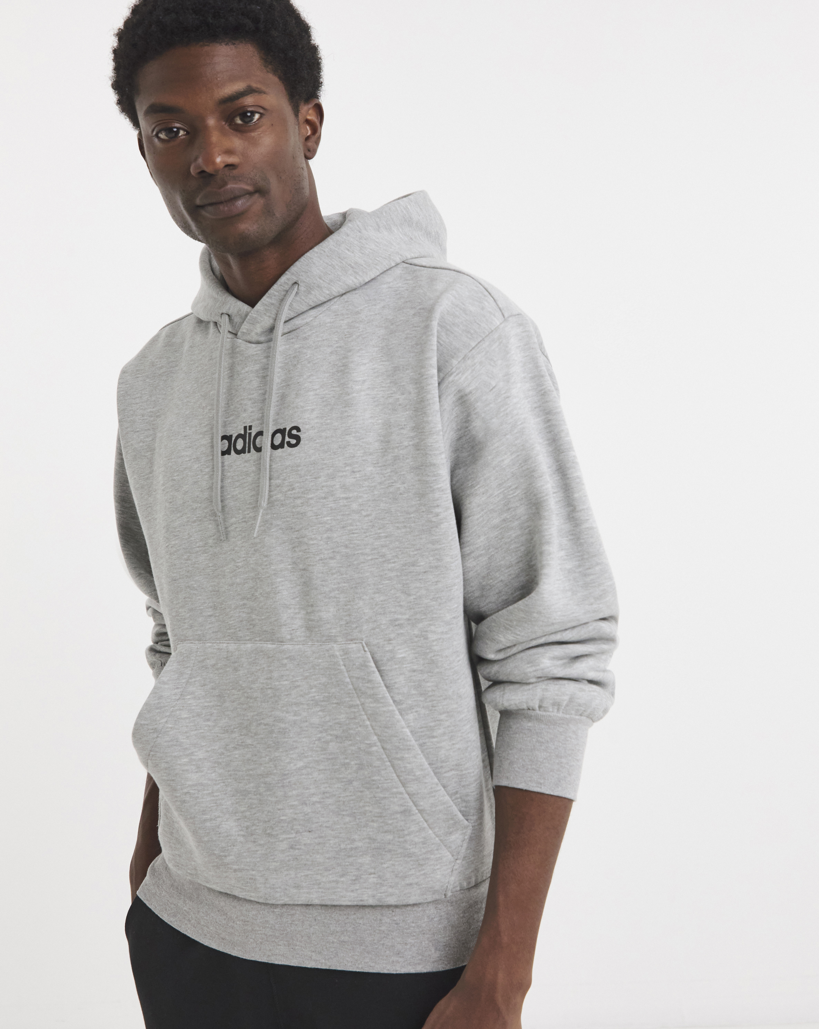 adidas Linear Logo Fleece Hoodie