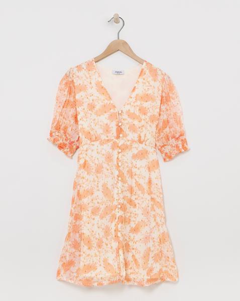 Skater Dress With Lurex