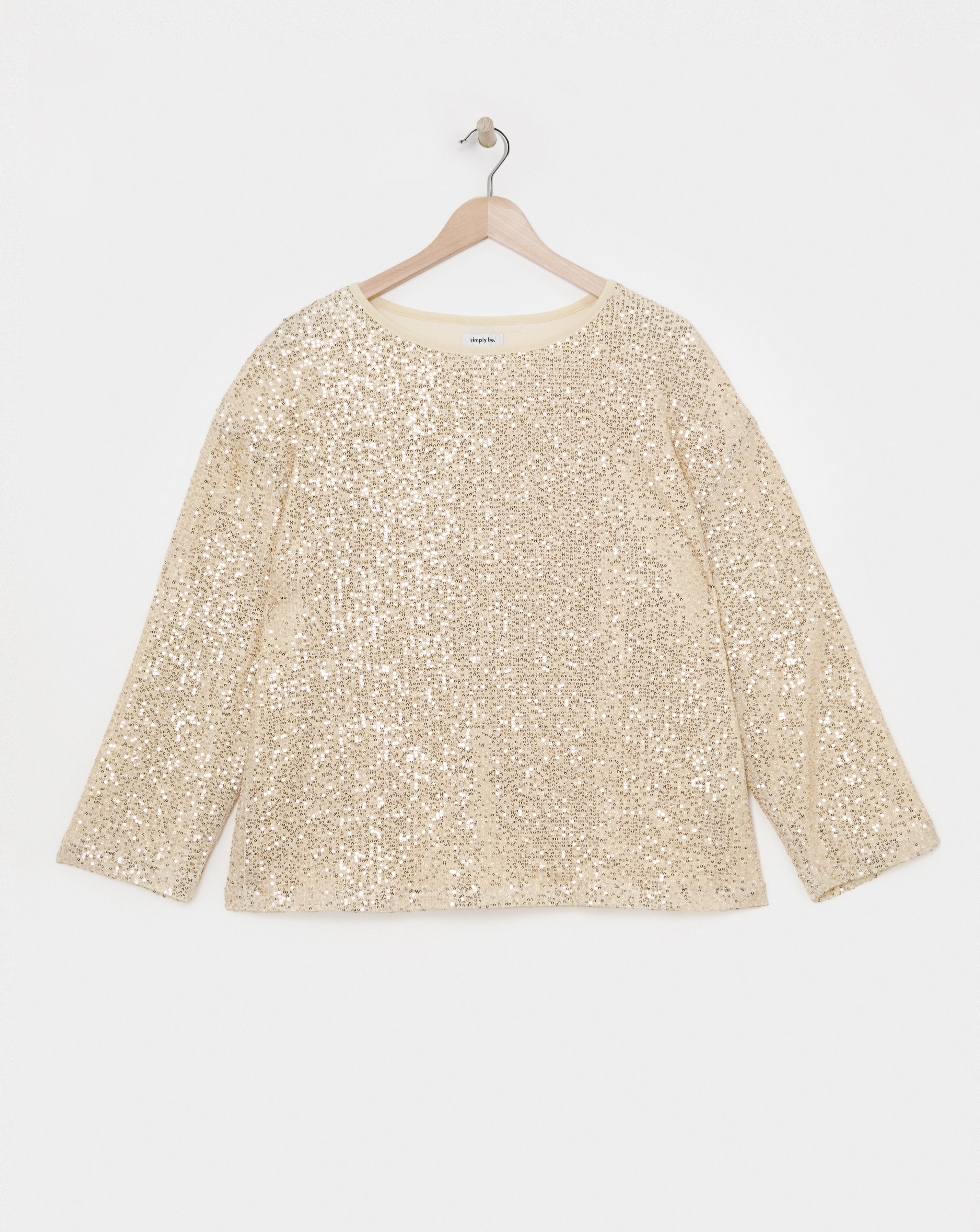 Linear Sequin Top