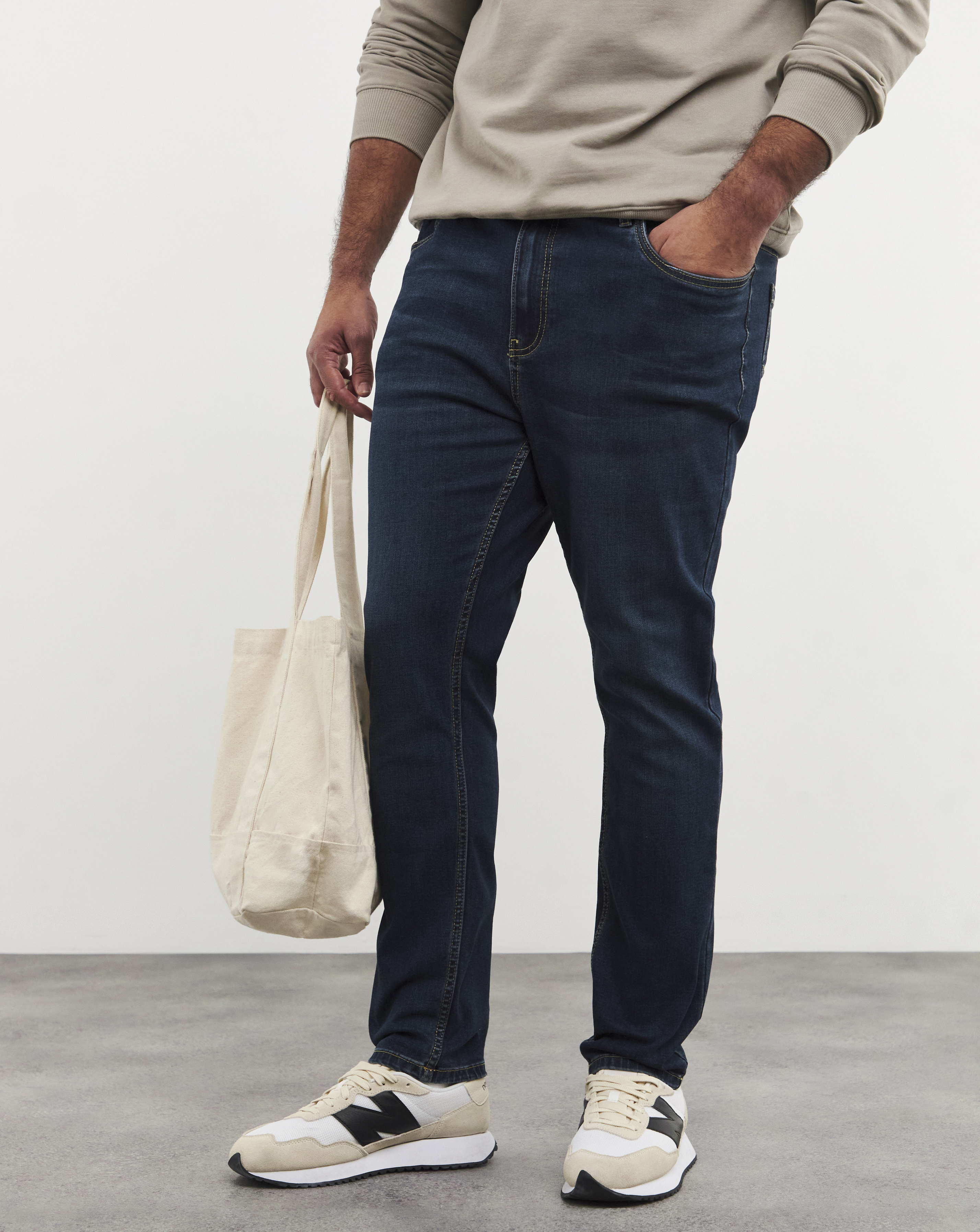 Darkwash Skinny Fit Stretch Jeans