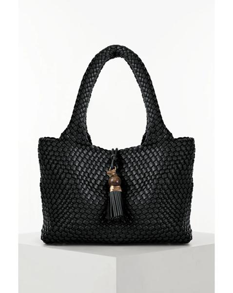 Luella Grey Saskia Large Woven Tote