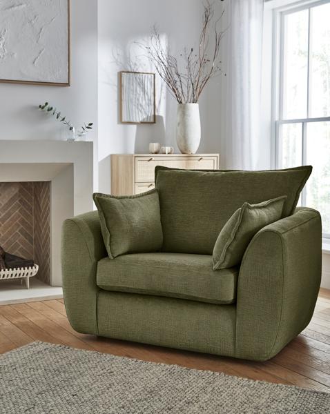 Finch Chenille Snuggle Chair
