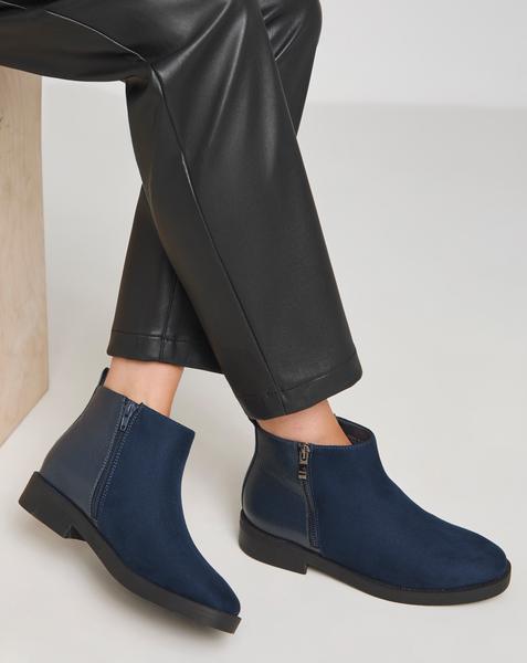 Verity Classic Zip Detail Ankle Boot - Extra Wide Fit (EEE) - Image