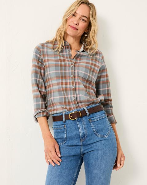 FatFace Olivia Check Shirt