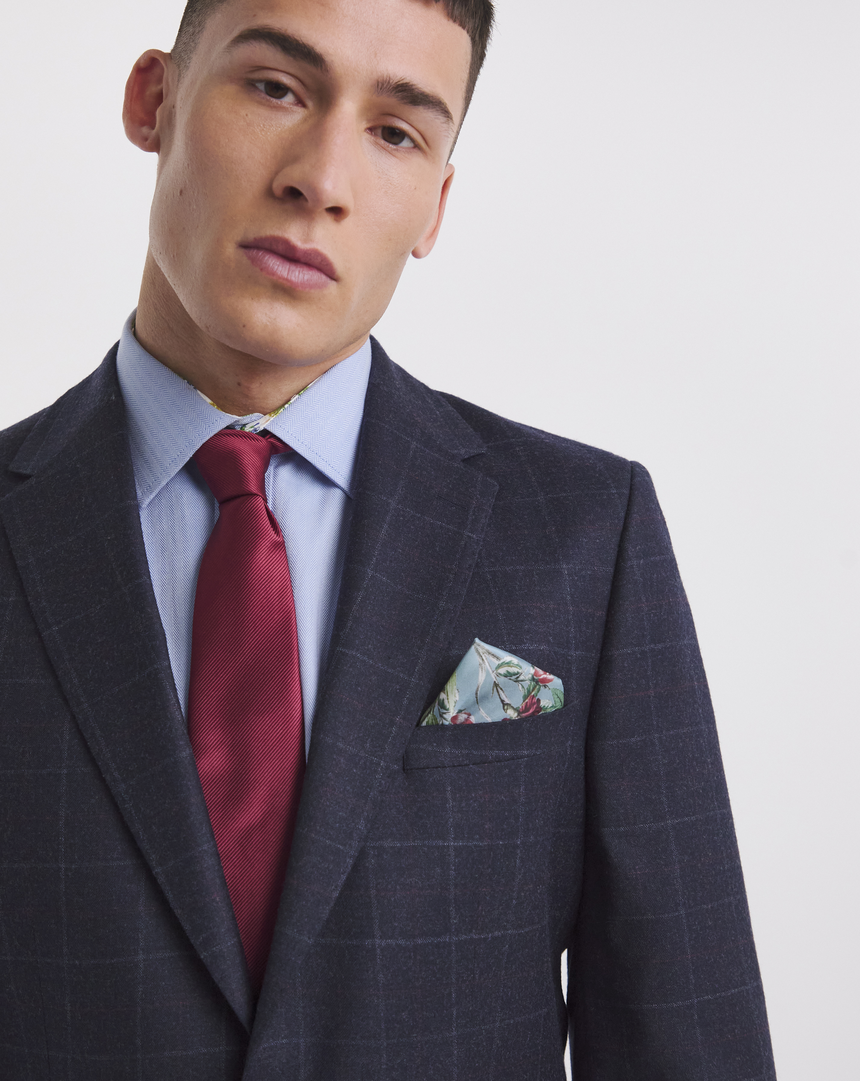 William Hunt Flannel Suit Jacket Short