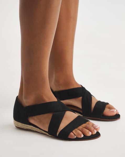 Soft Strap Espadrille Sandals D Fit