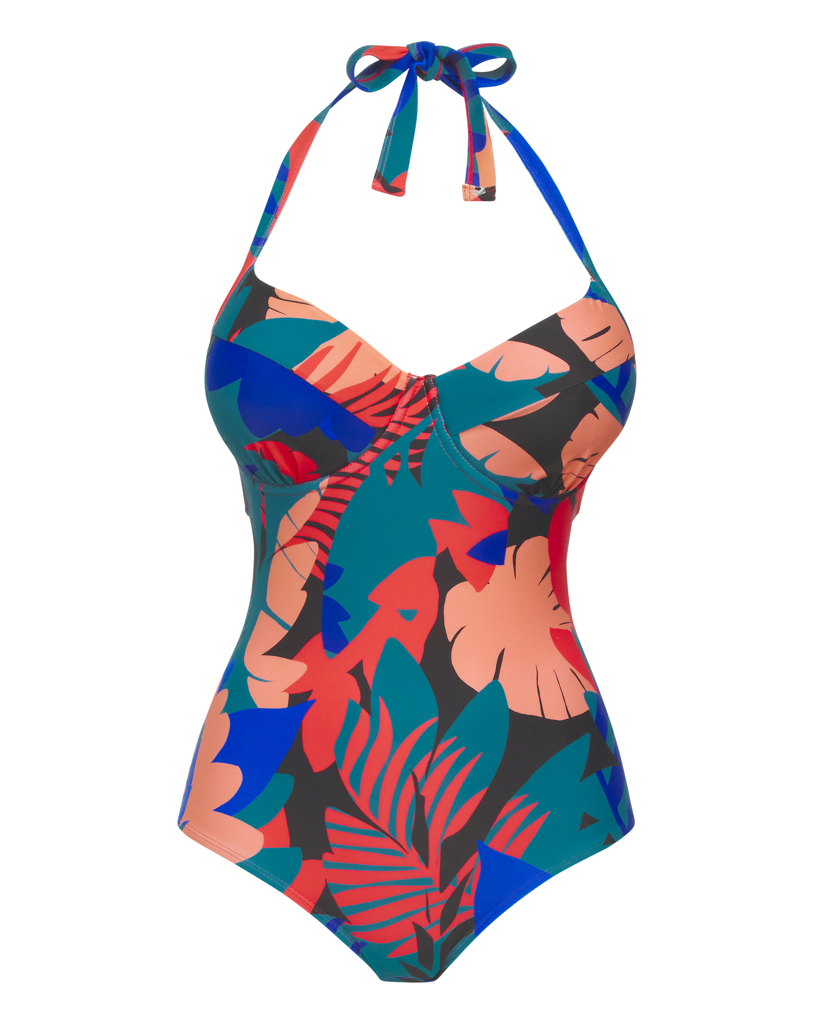 Padded Underwired Plunge Swimsuit