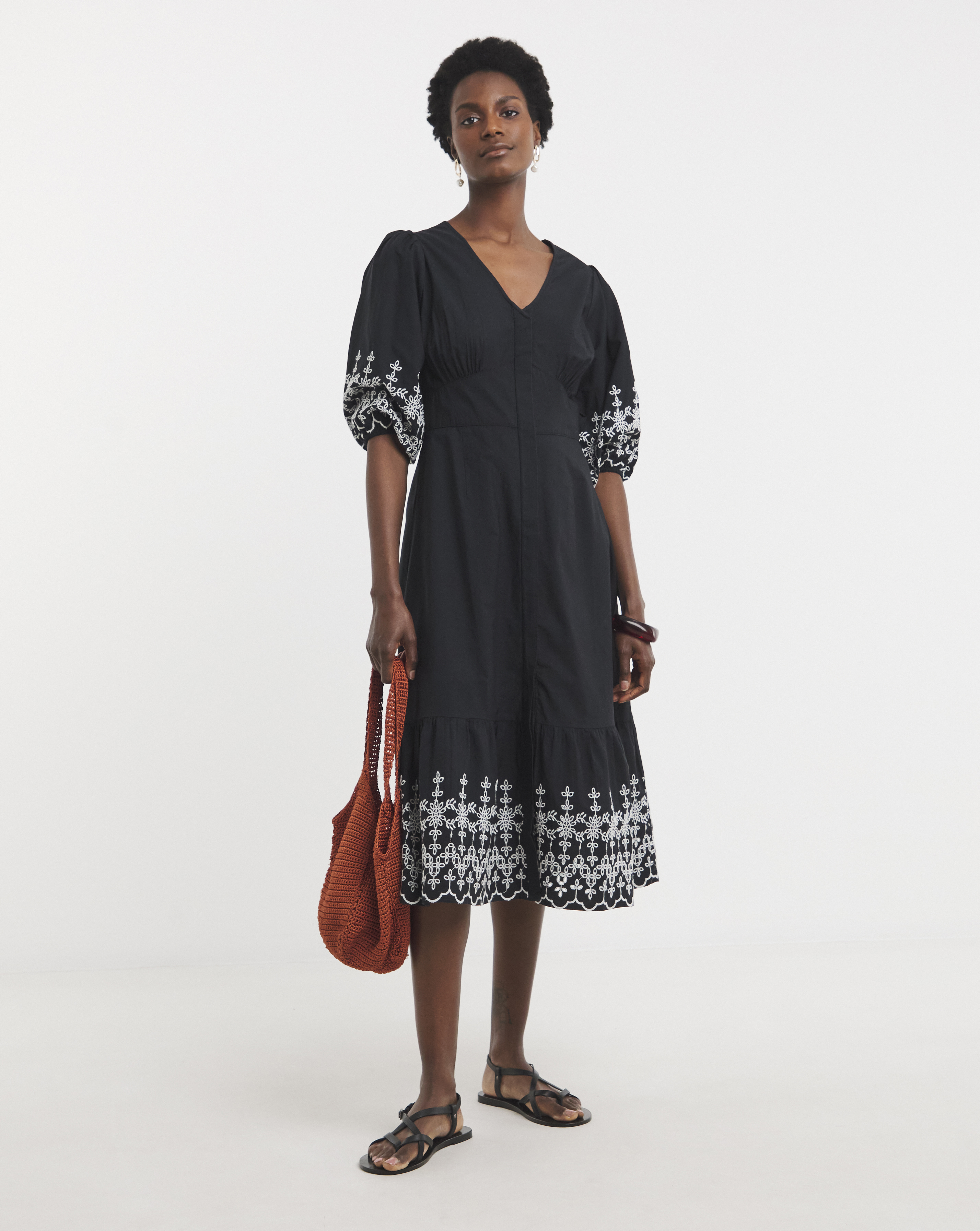 Button Through Tea Dress