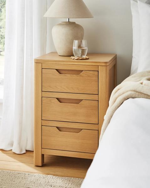 Lorcan 3 Drawer Bedside