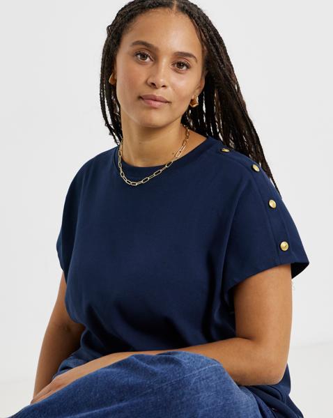 Tommy Hilfiger Gold Button T-shirt