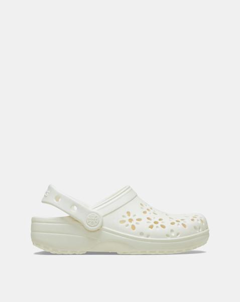 Crocs Classic Floral Cut out Clog