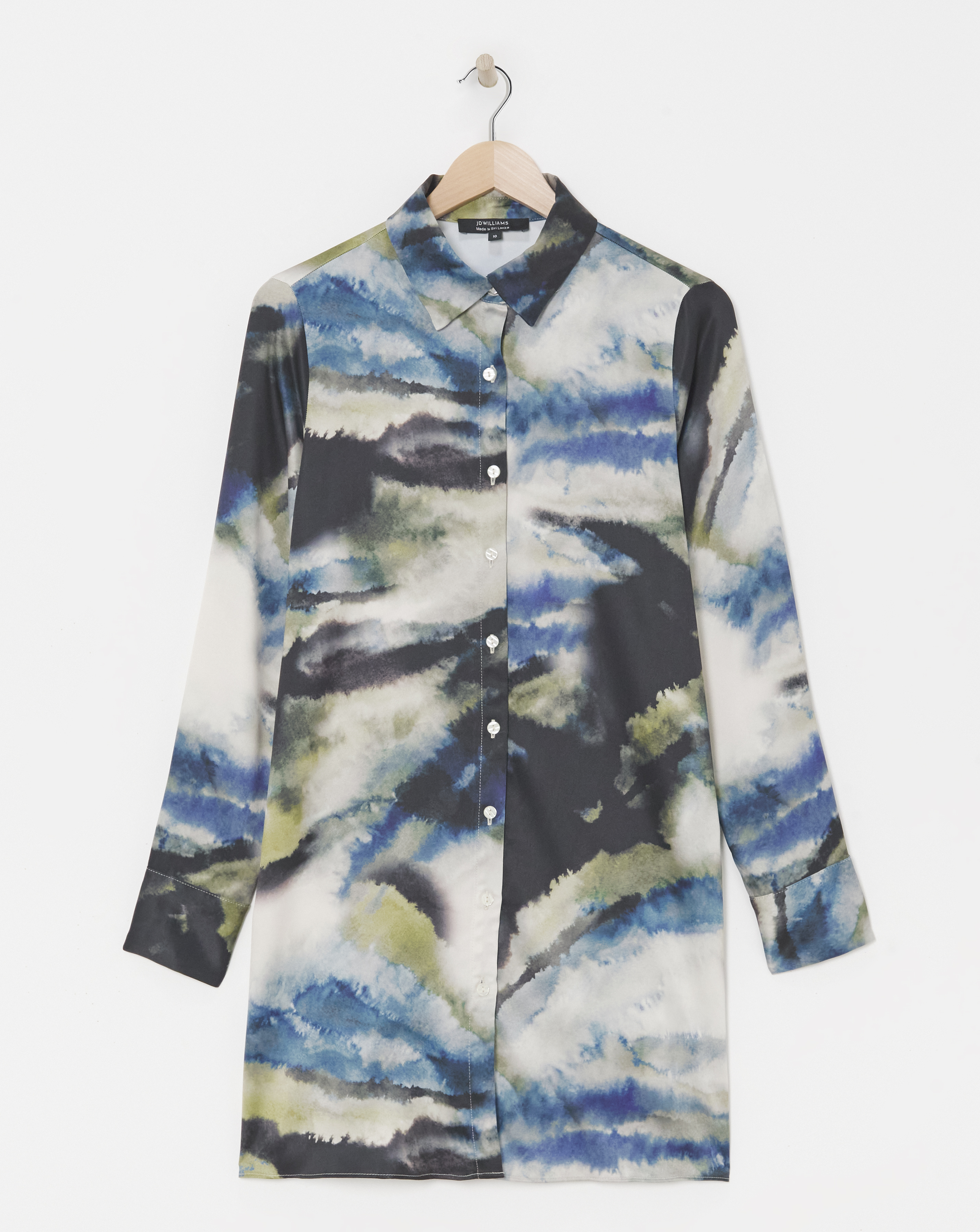 Satin Longline Shirt