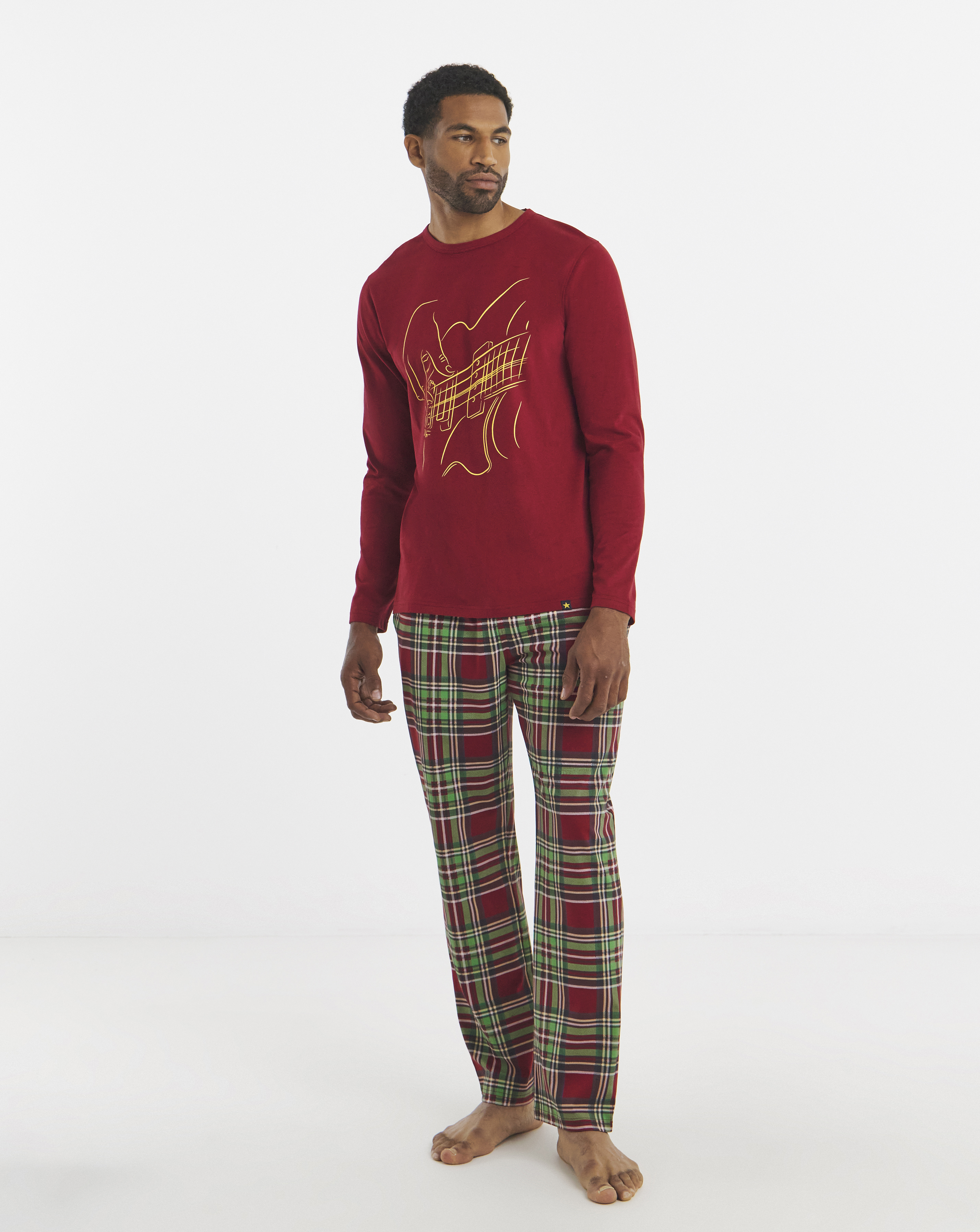 Joe Browns Graphic Check Pyjama Set