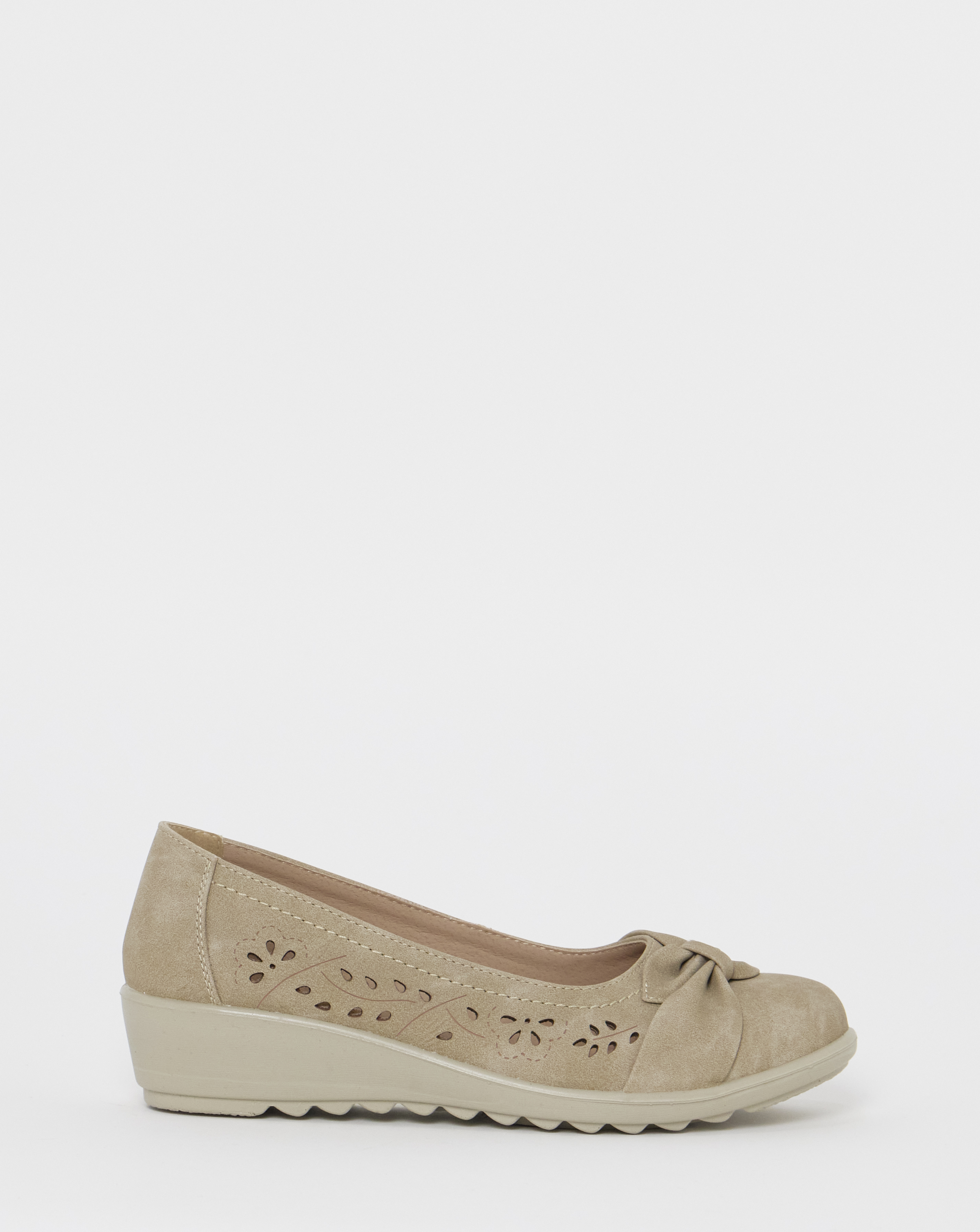 Cushion Walk Wedge Ballerinas EEE Fit