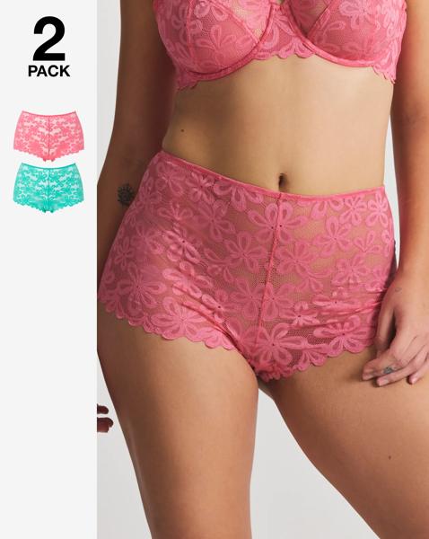 2 Pack Daisy Lace Shorts