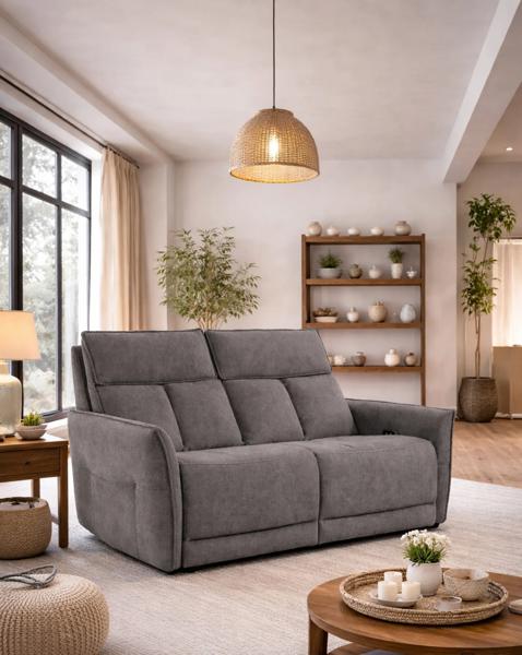 Aspire Ashford Fabric Recliner 2 Seater