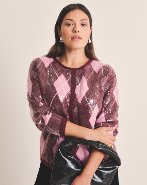 Simply Be Clear Sequin Cardigan