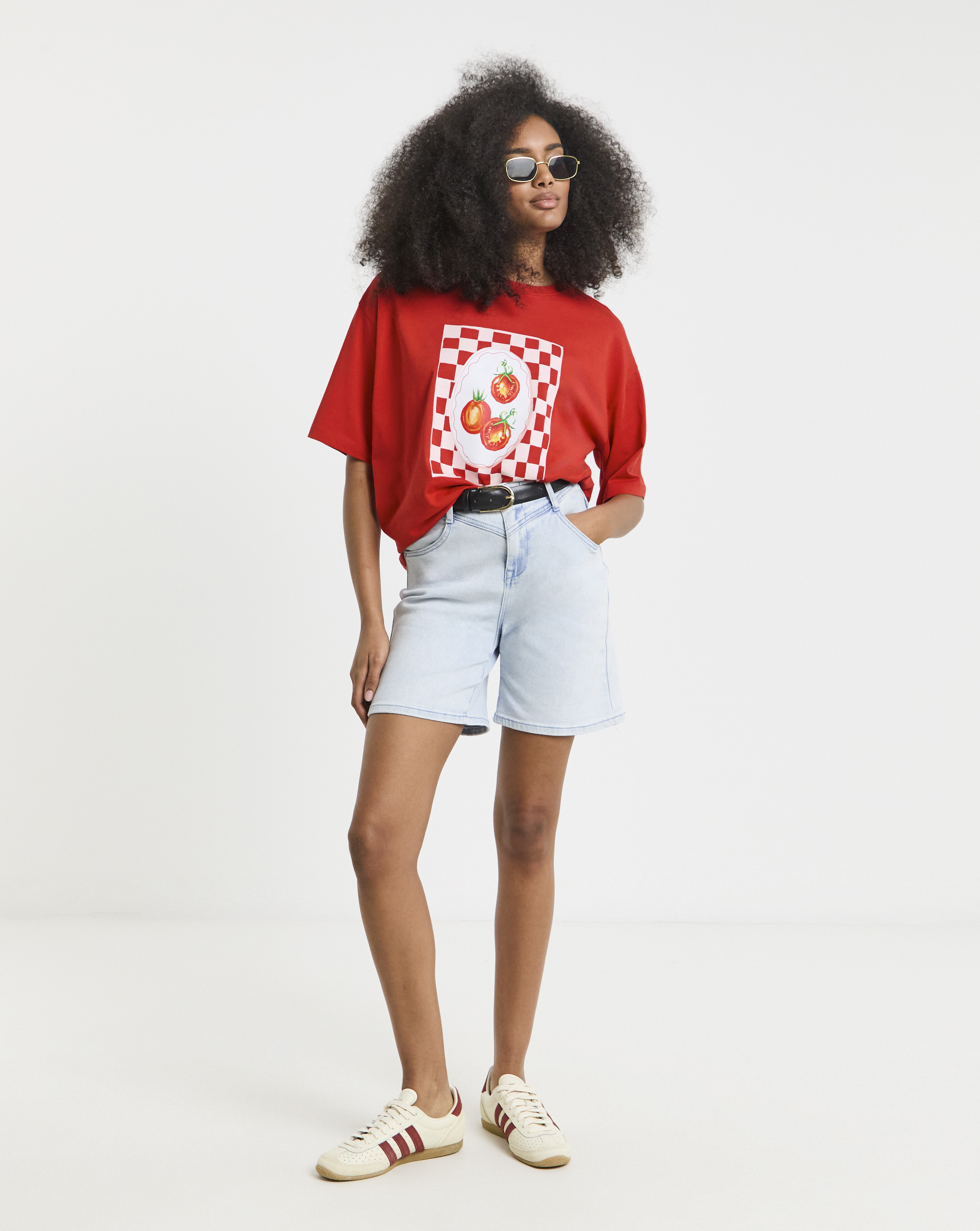 Simply Be Tomatoes Graphic T-Shirt