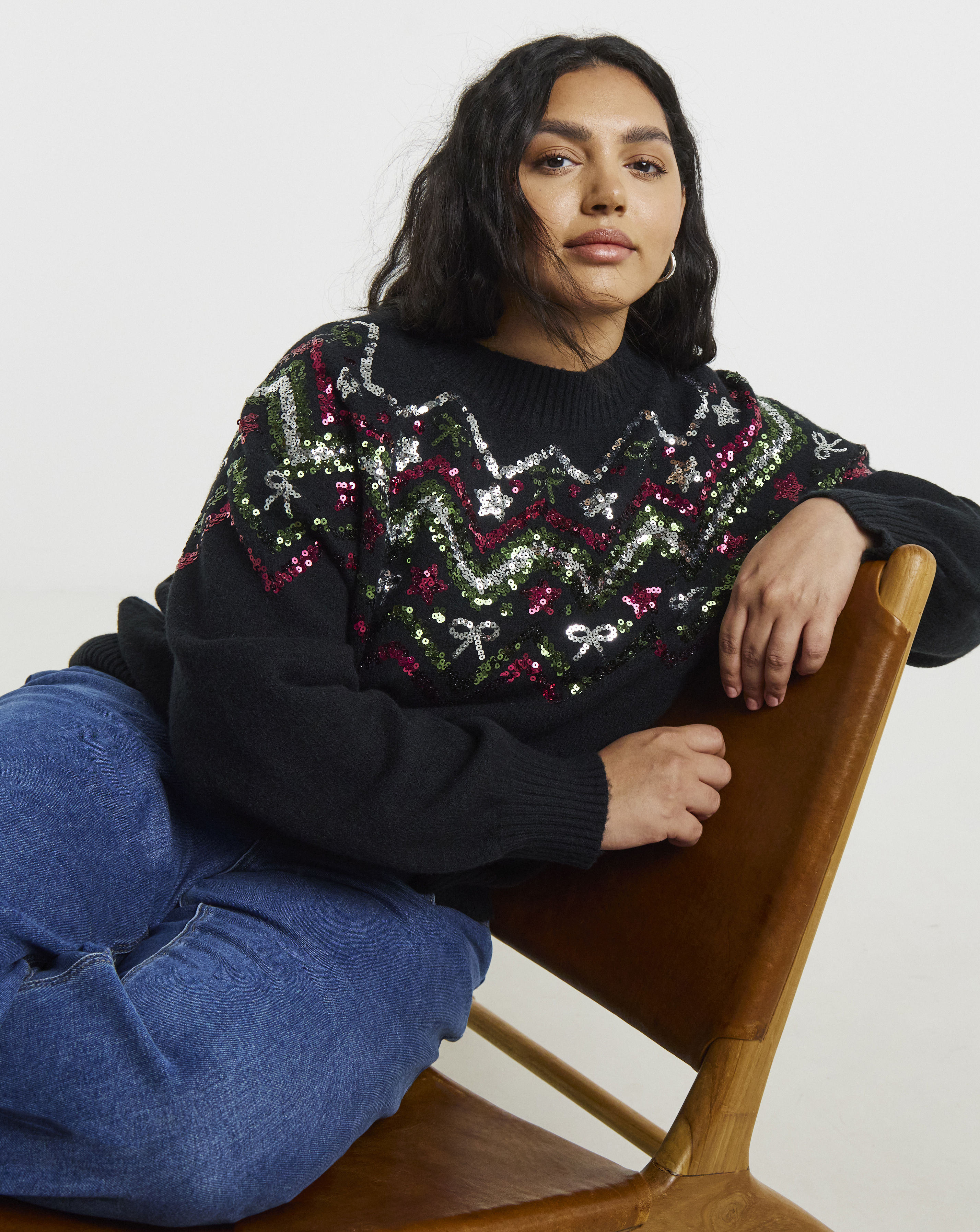 Lovedrobe Sequin Jumper