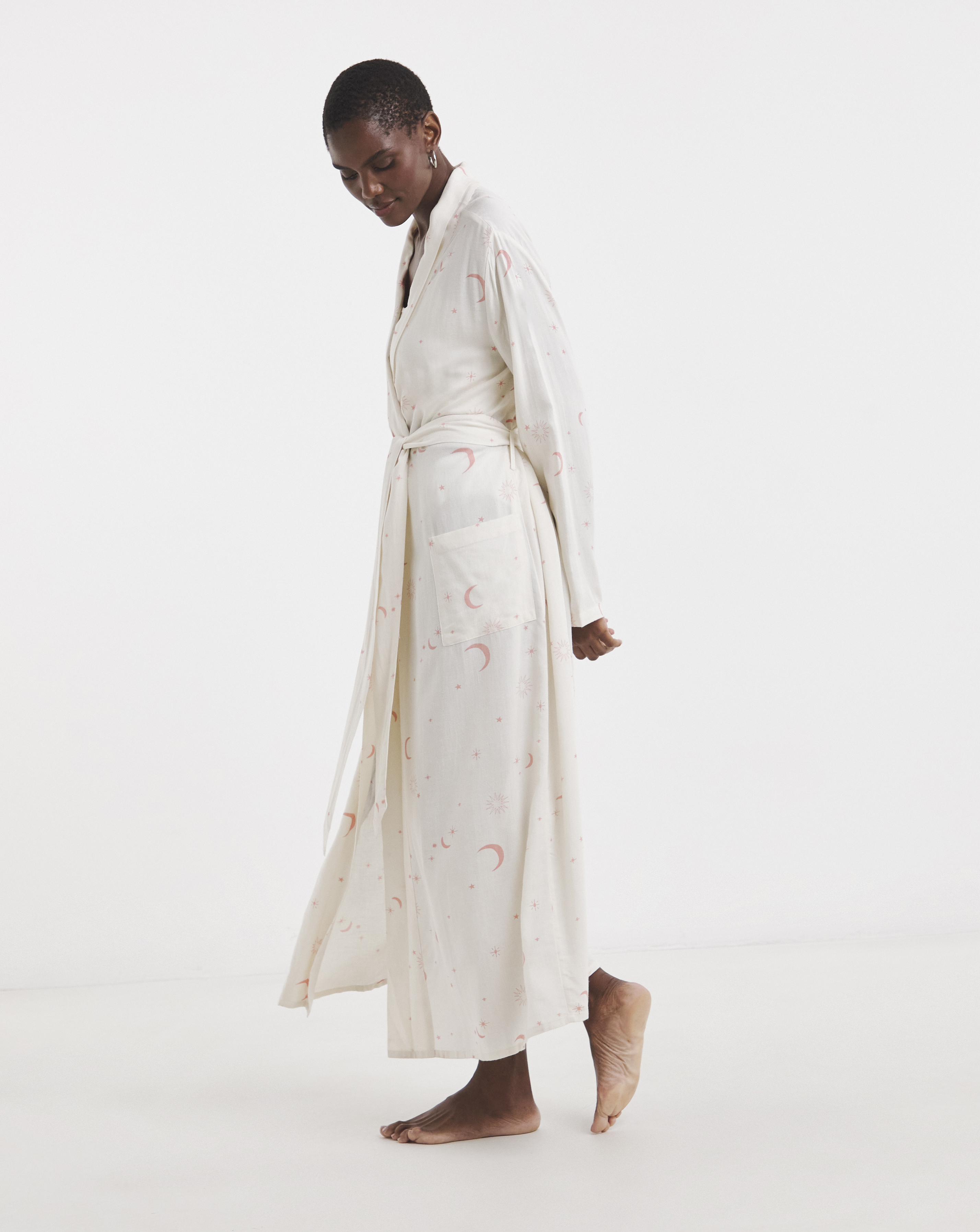 Celestial Linen Maxi Gown