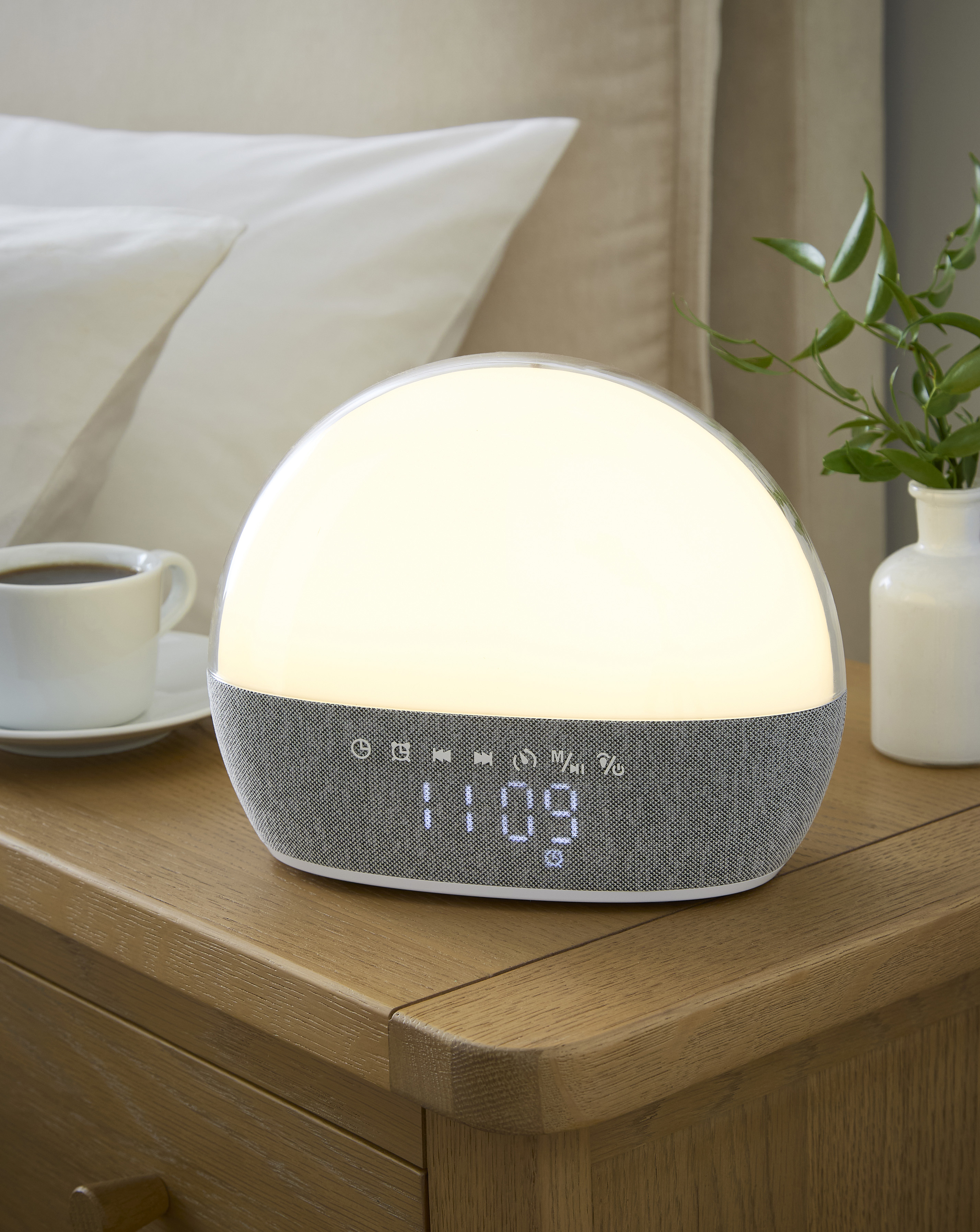 White Noise Colour Change Alarm Clock