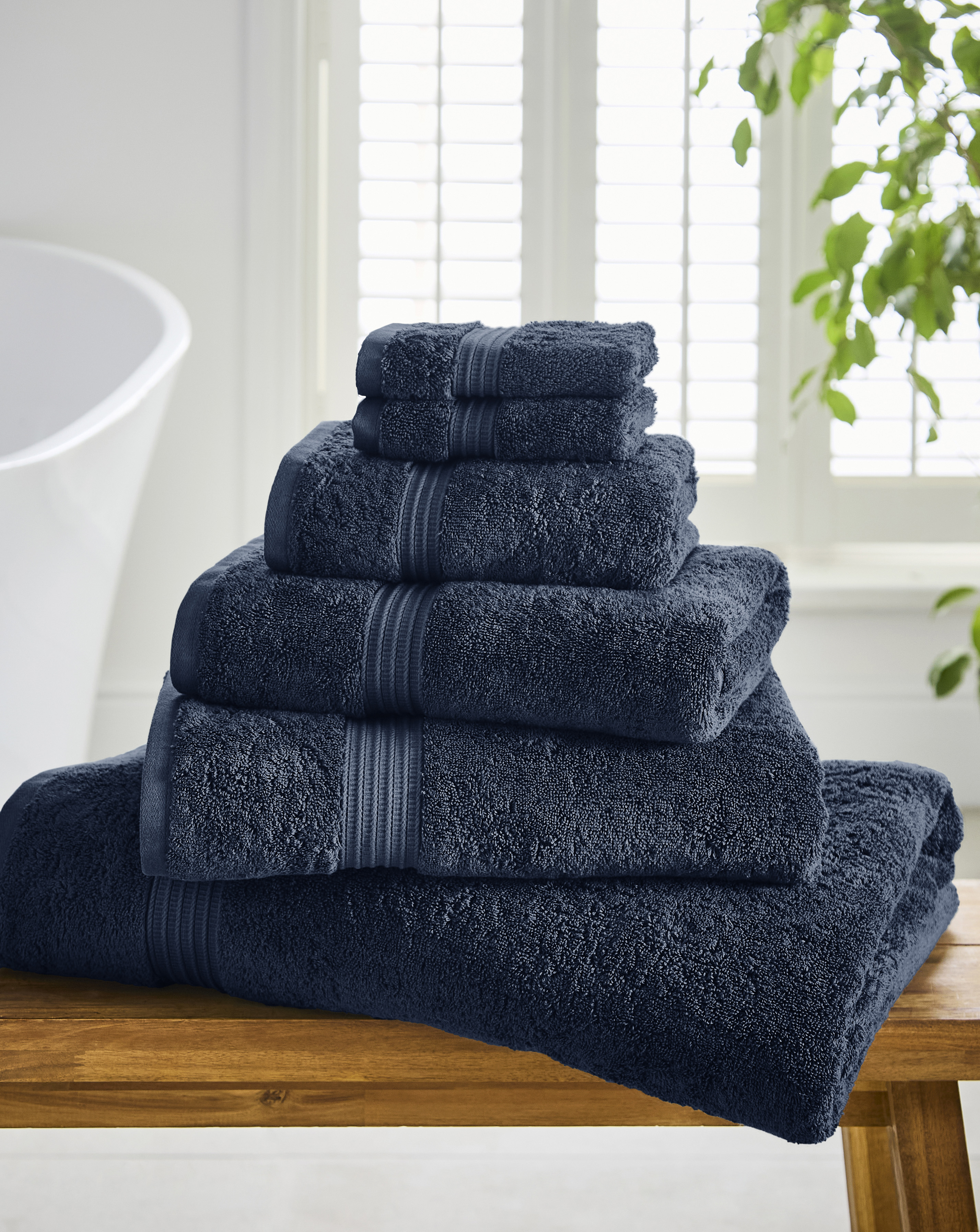 Egyptian Cotton 600GSM Towel - Midnight