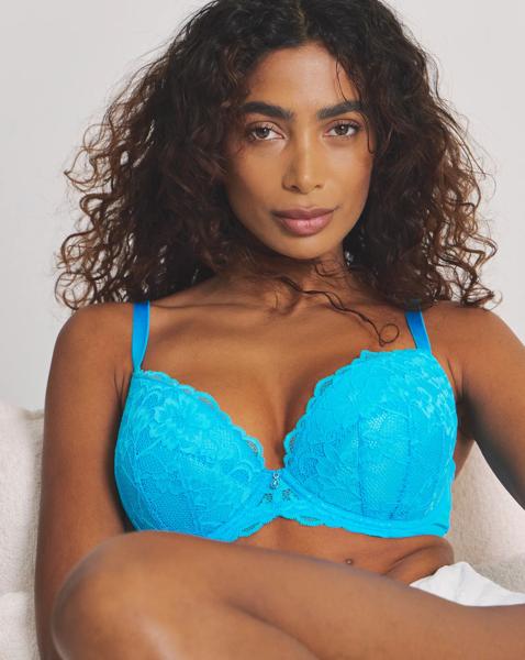 Ann Summers Sexy Lace Plunge Bra BtBlue