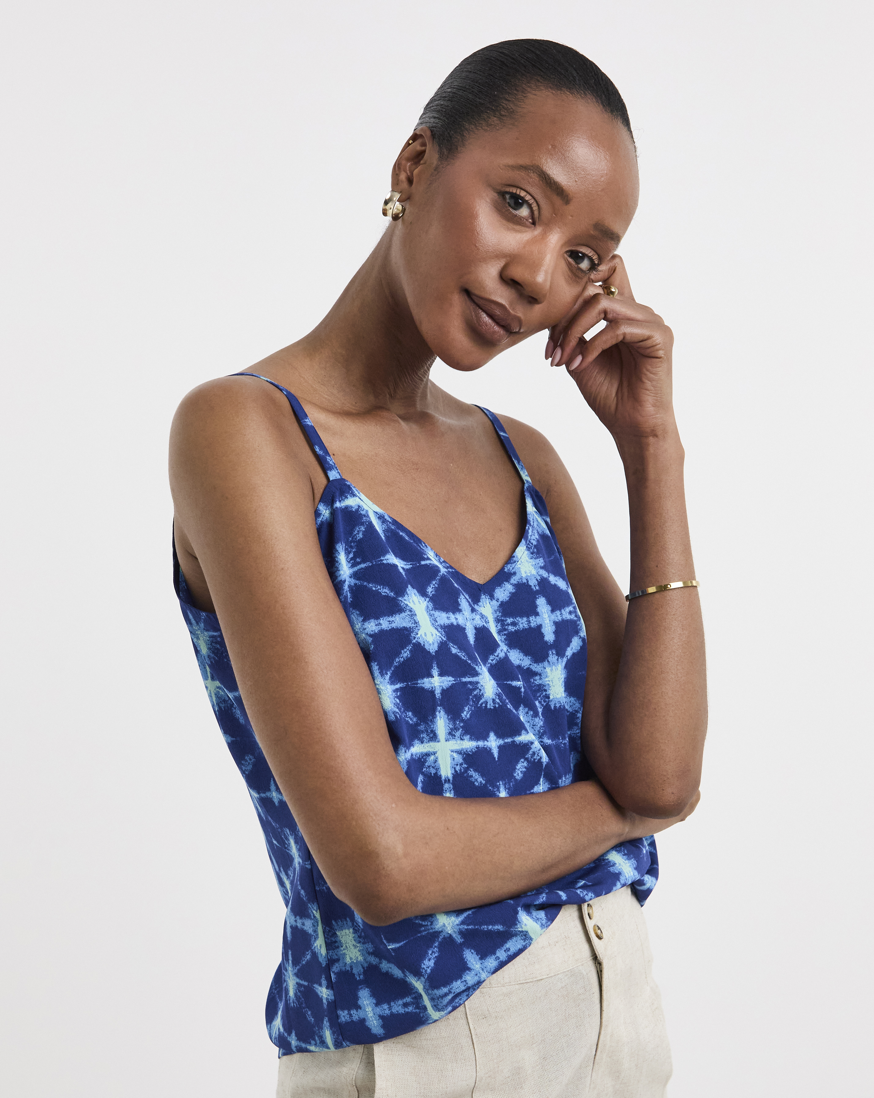 Printed Strappy Cami