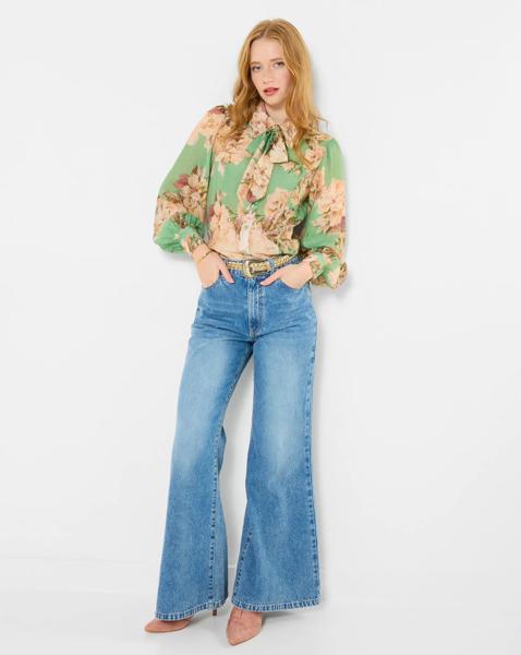 JB Olivia Blouse With Detachable Tie