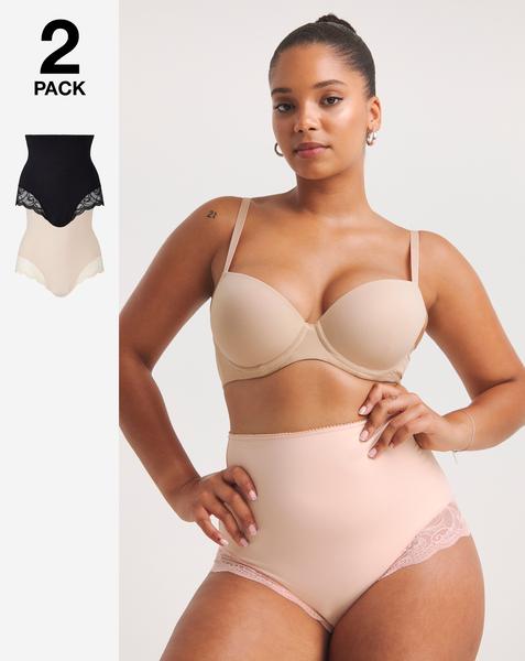 MAGISCULPT 2 Pack Lace Firm Briefs