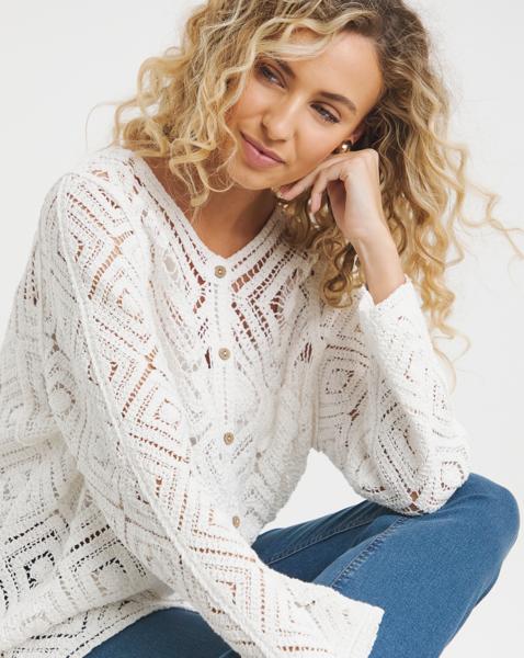 Joe Browns Marrakesh Crochet Cardigan - Image