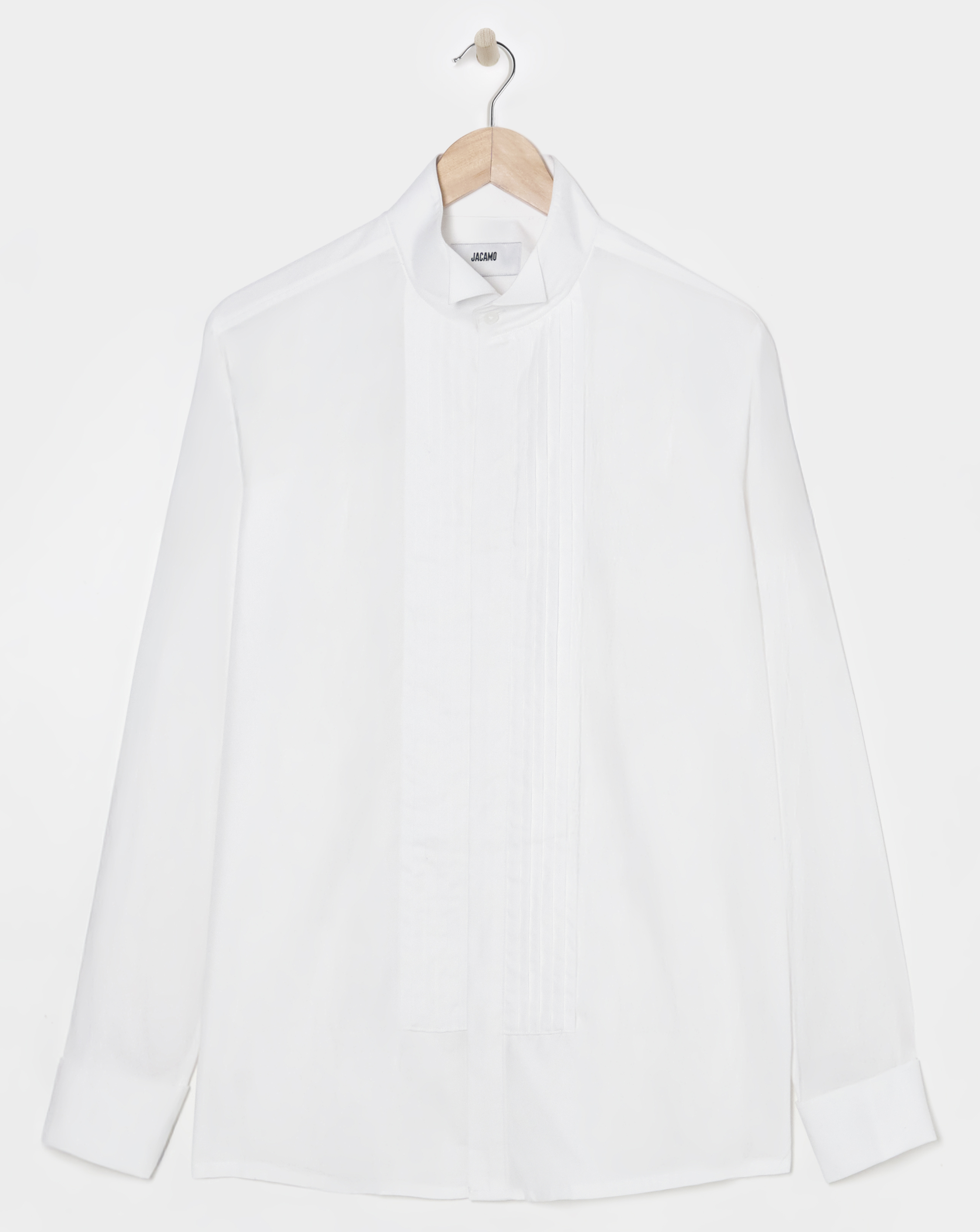 White Poplin Dinner Shirt