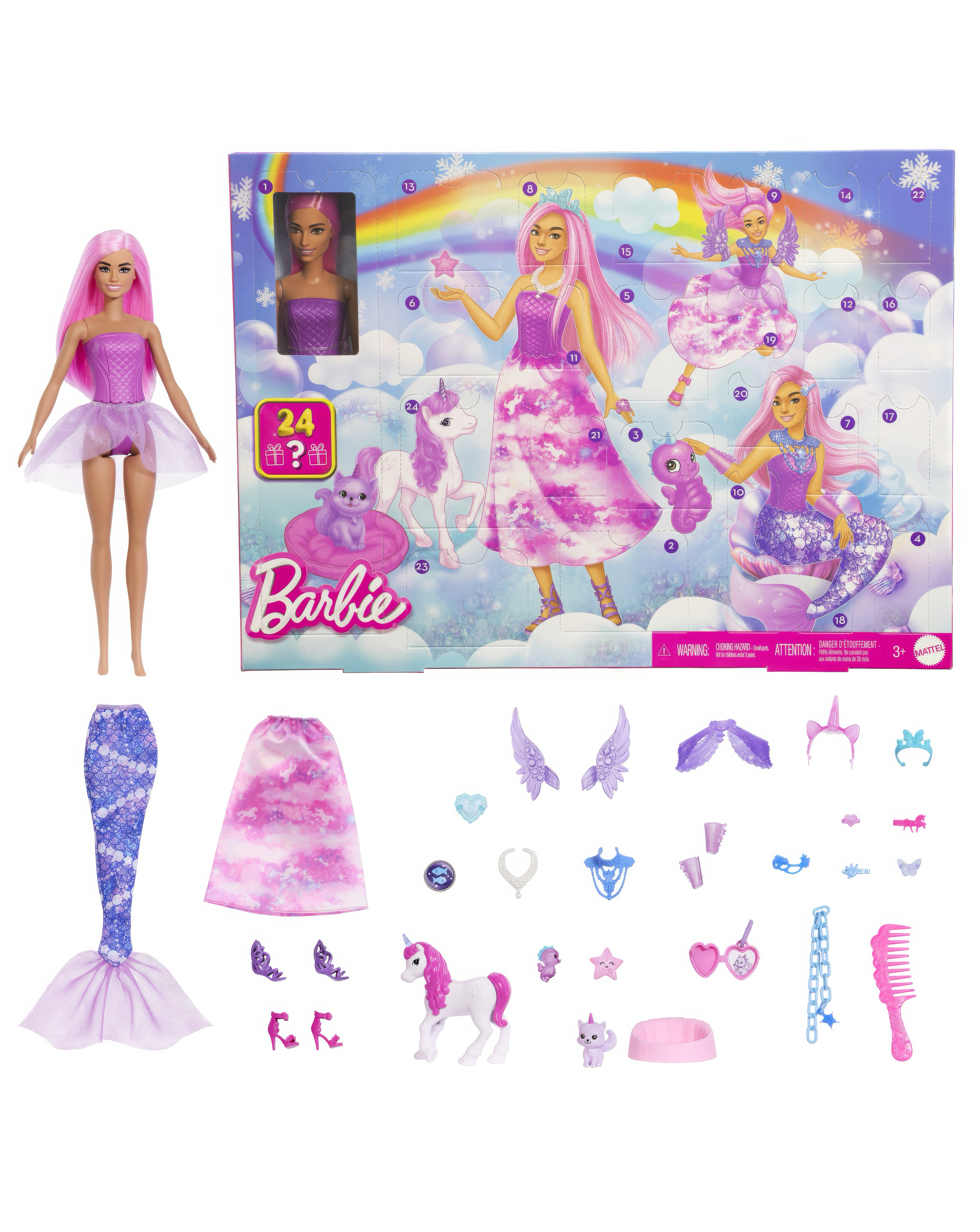 Barbie Advent Calendar with Fashion Doll