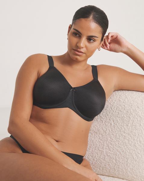 Triumph Essential Minimiser Bra In Black | UK Size 32C Women's