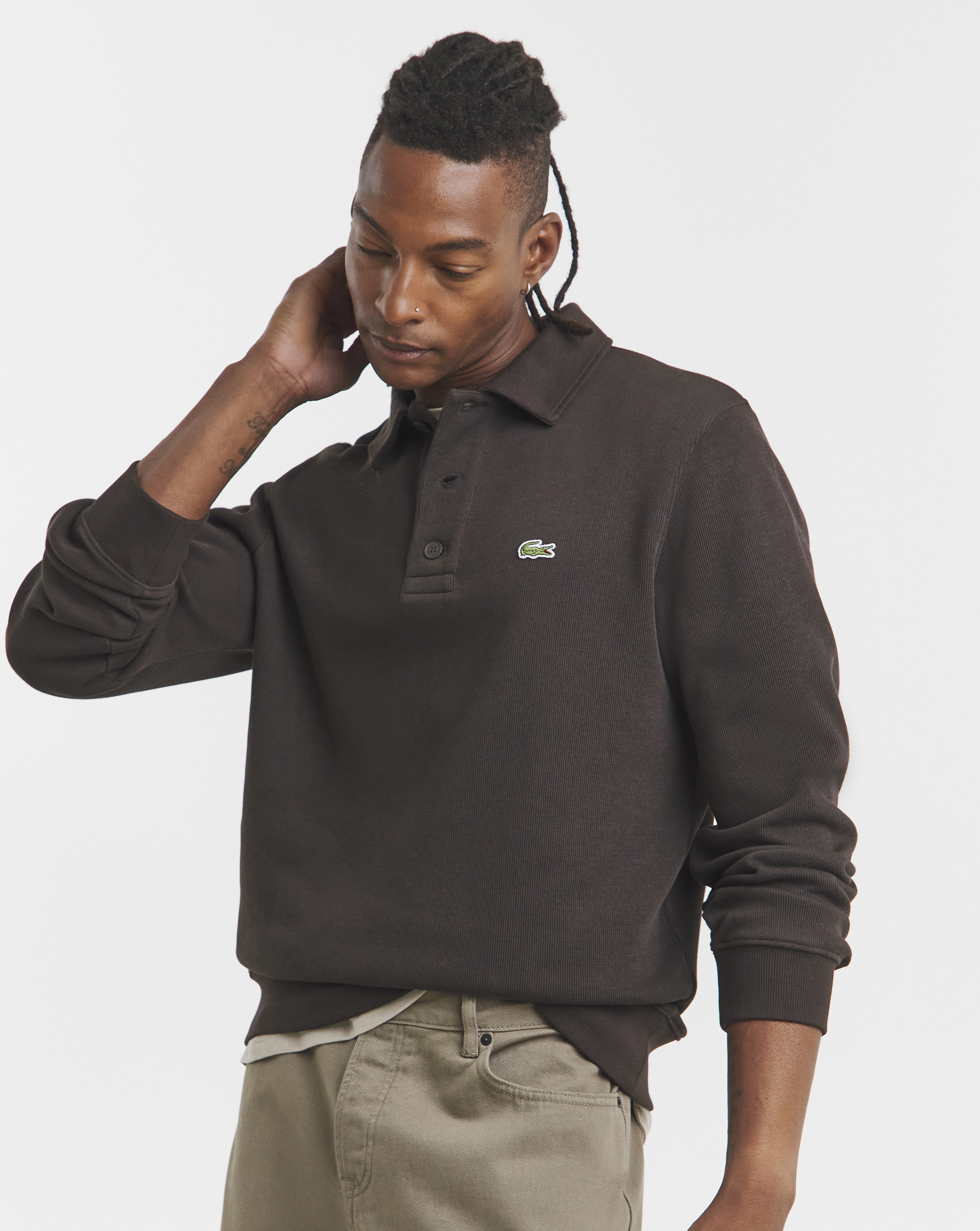 Lacoste Polo Collar Sweat