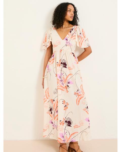 FatFace Copper & Black Dress