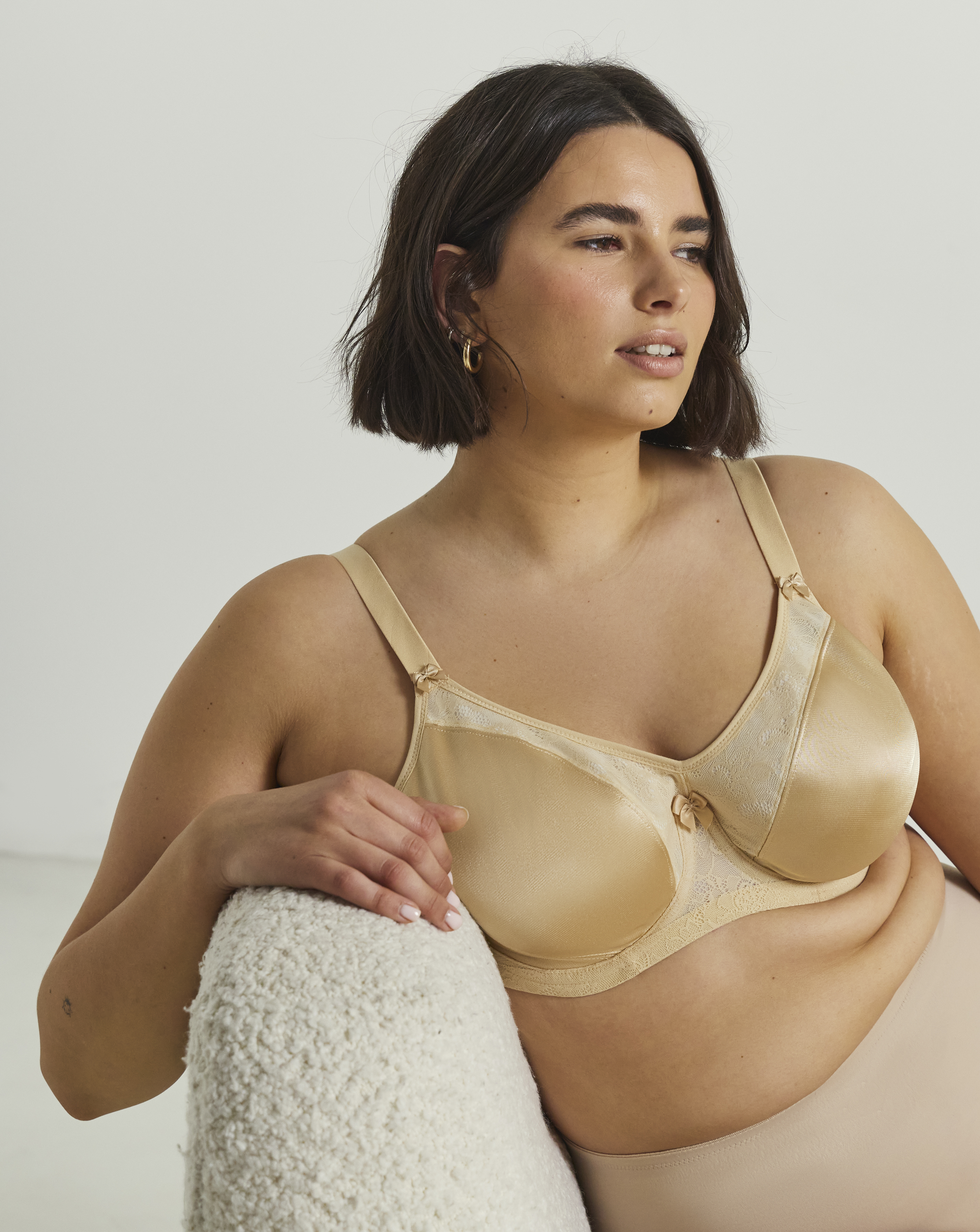 Goddess Yvette Moulded Cup Bra Nude