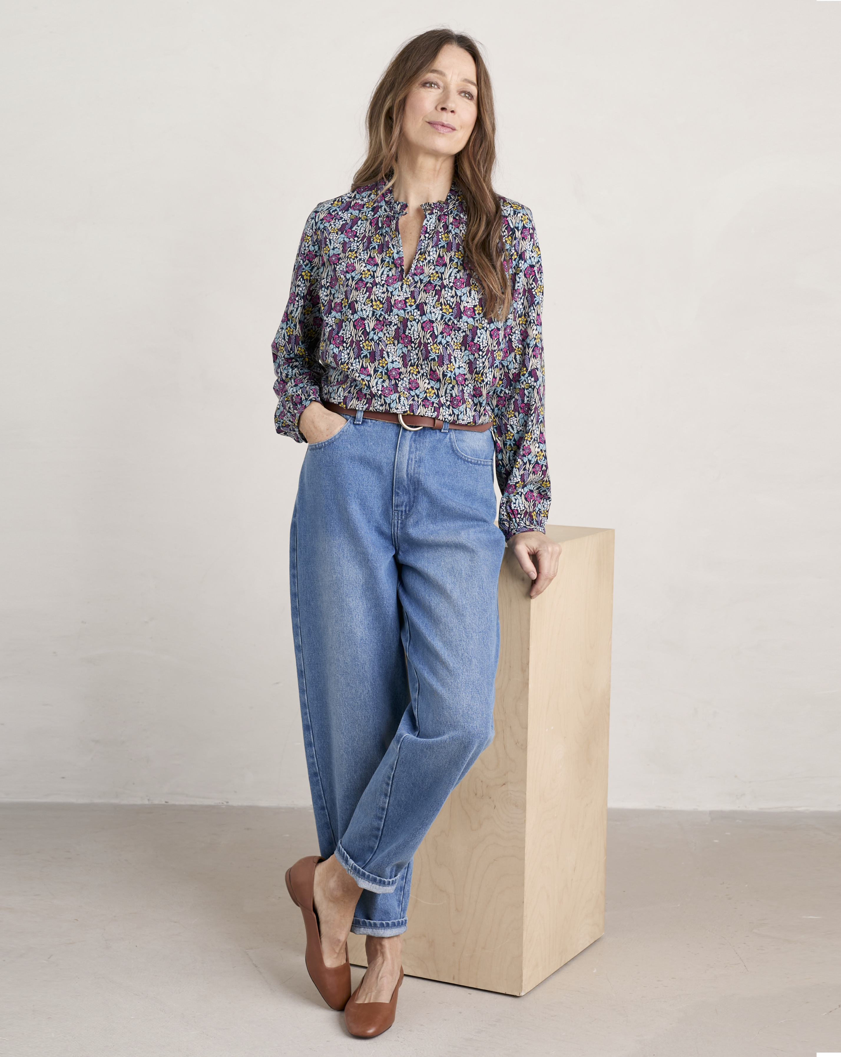 Seasalt Sea Flow Floral Top