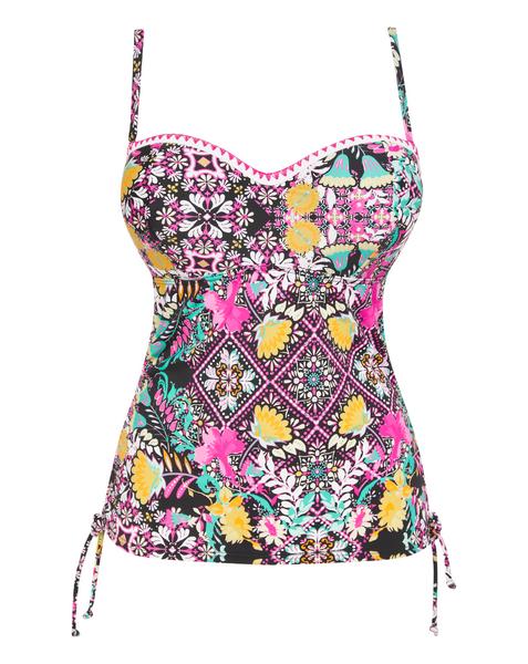 Figleaves Frida Underwired Bandeau Tankini Top