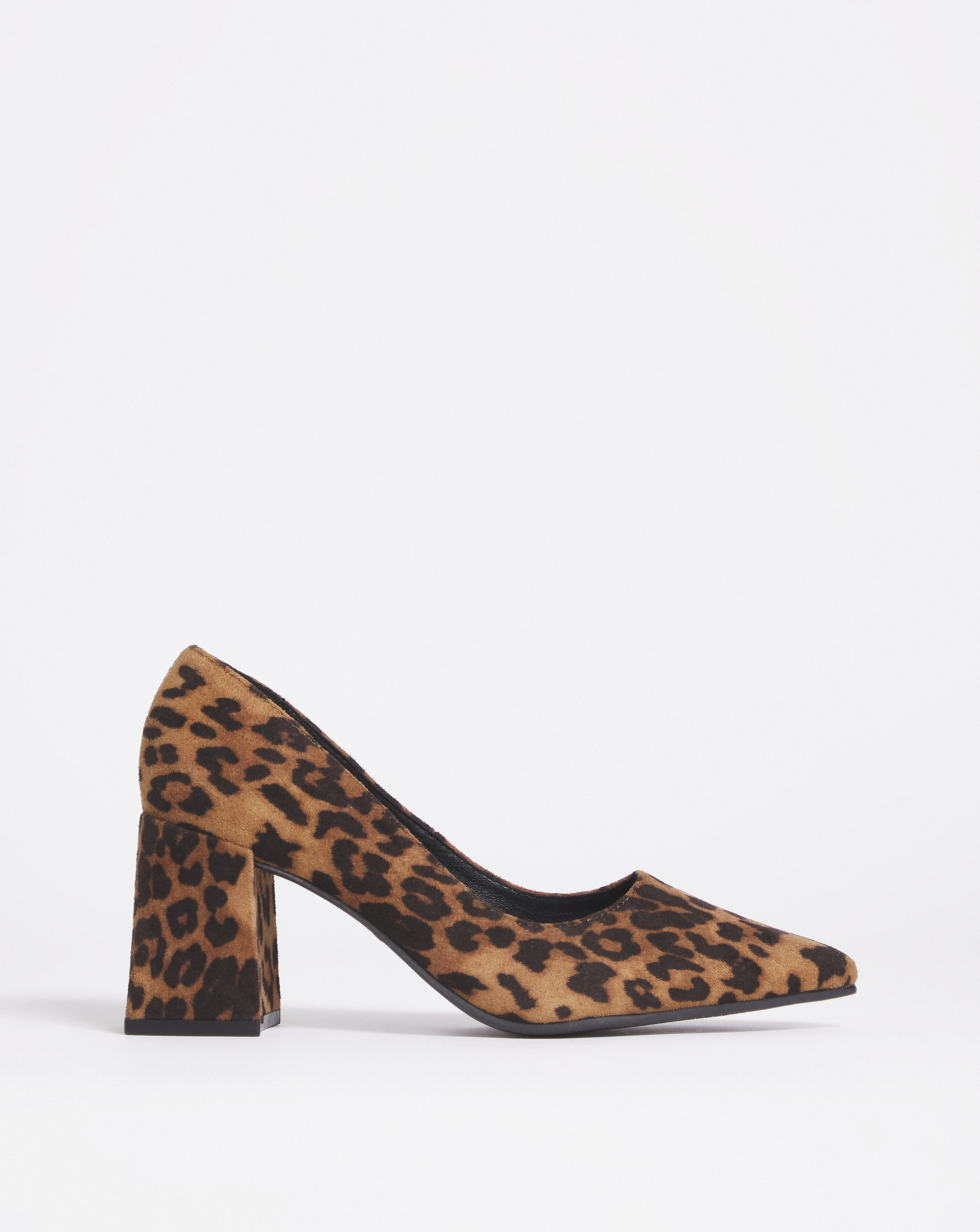 Block Heeled Court Shoe EEE Fit