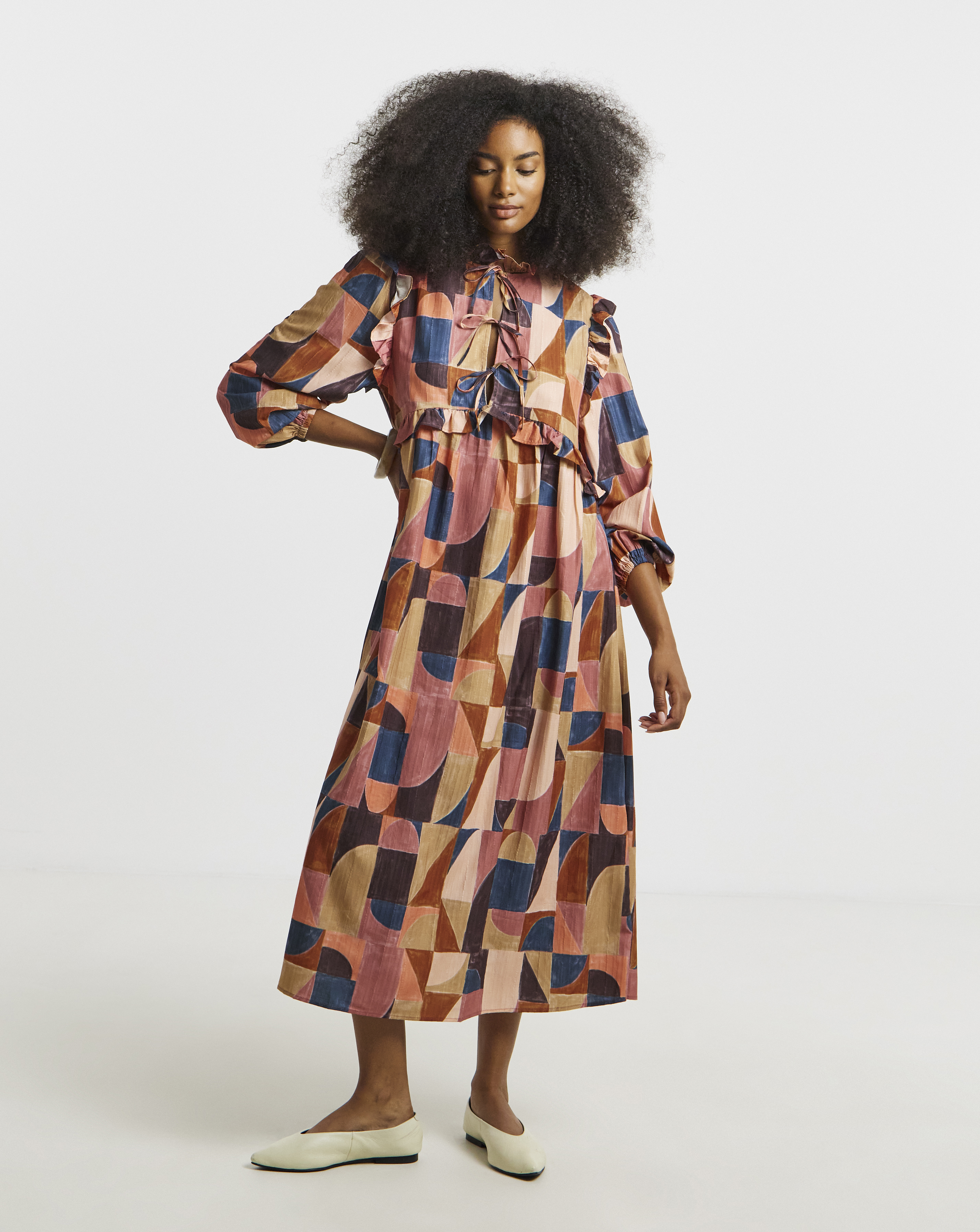 Native Youth Printed Maxi Dress