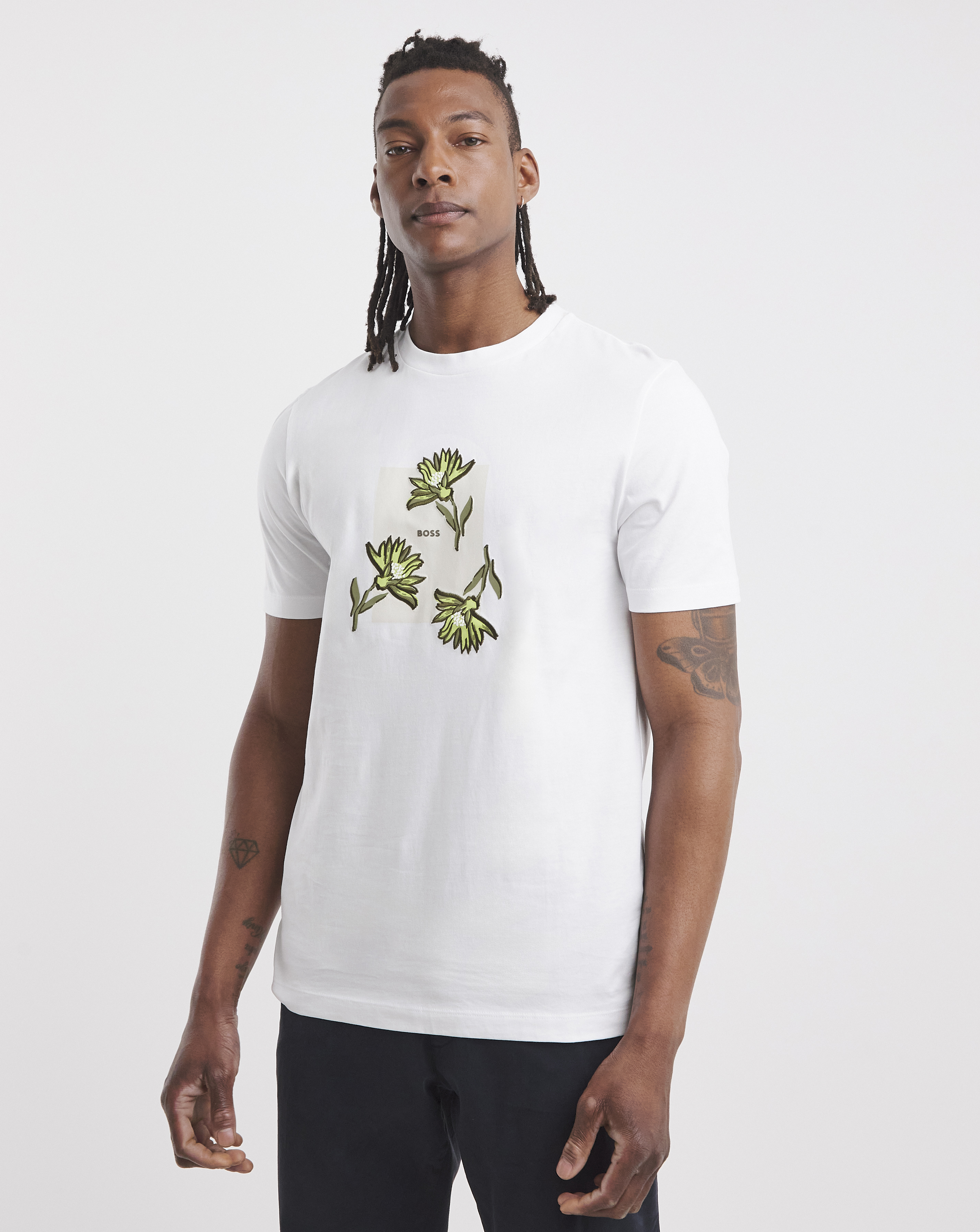 BOSS Floral Graphic T-Shirt