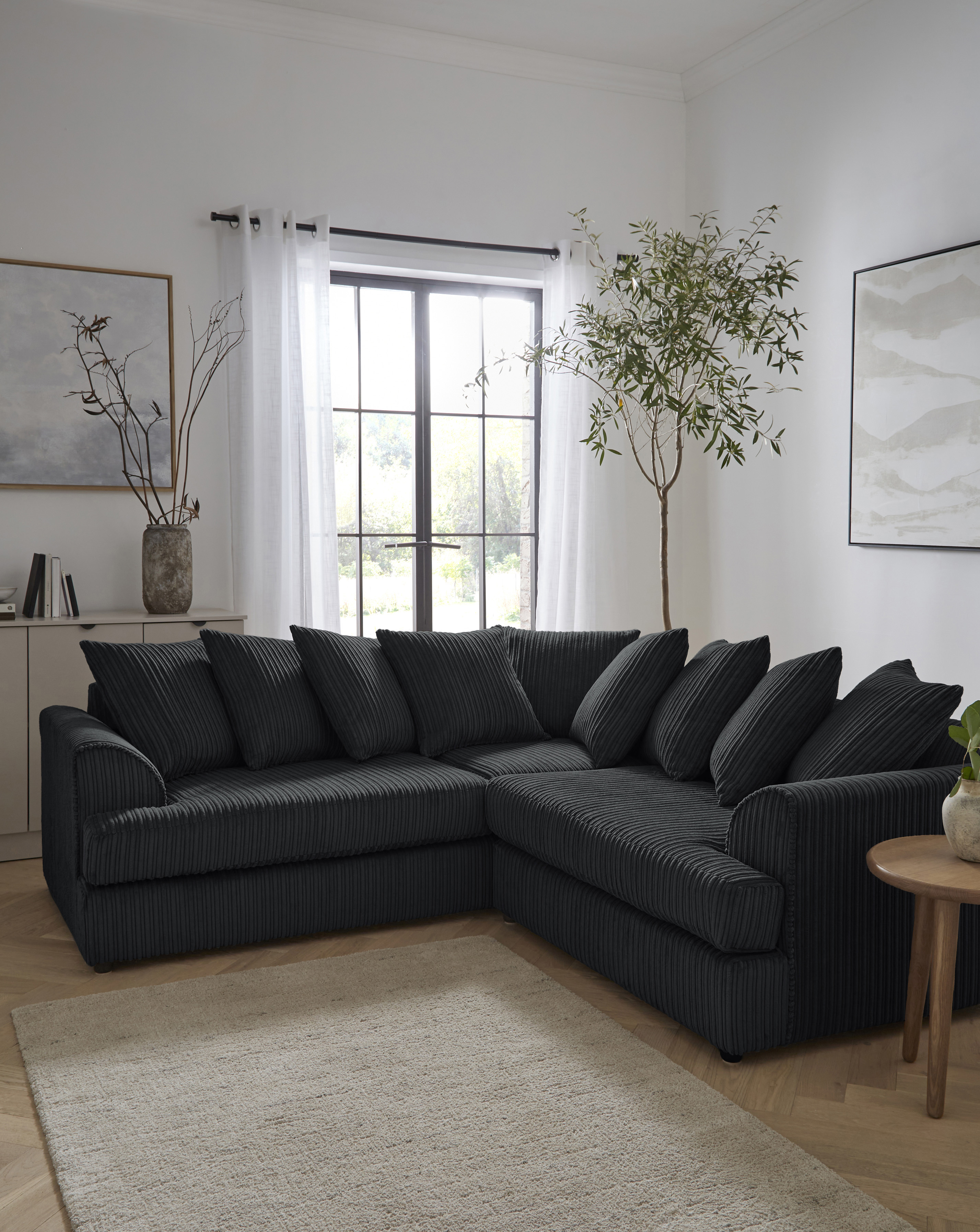 Ferguson Jumbo Cord Corner Sofa